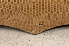 Lloyd Loom Wicker Style Loveseat