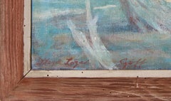 Solar Eclipse Mexico, Modern Painting by Lloyd Lozes Goff