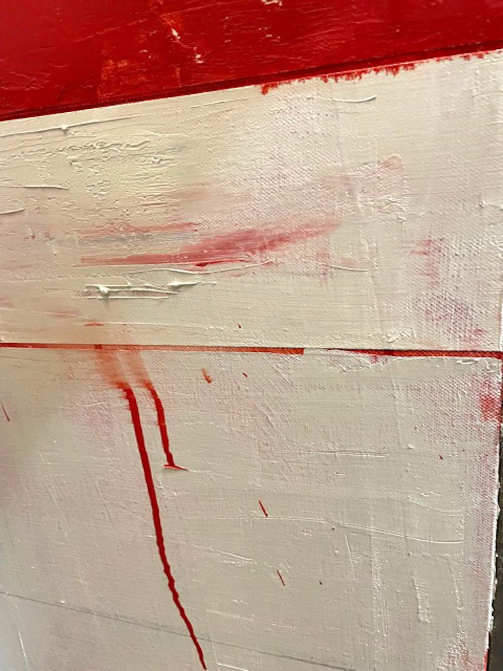 Lloyd Martin, Large Red Stilt, Oil on Canvas, 2010 4