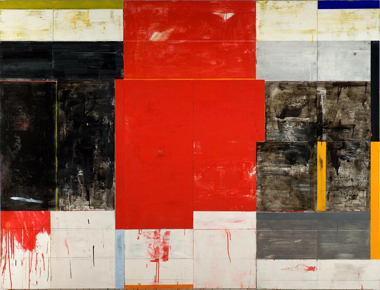 Lloyd Martin, Large Red Stilt, Oil on Canvas, 2010