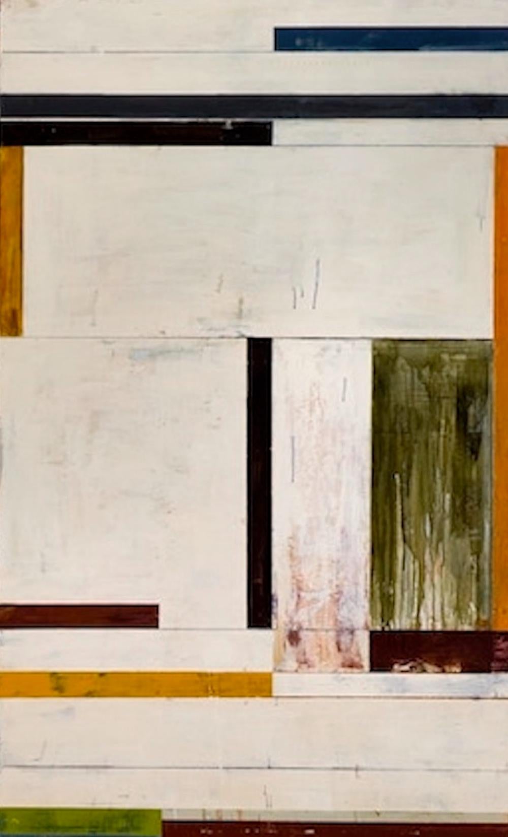 Migrare, olio su tela, 2009 - Painting Contemporaneo di Lloyd Martin