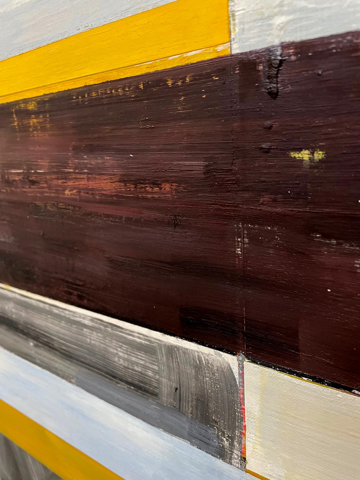 Lloyd Martin, Orange Riff, Olio su tela, 2016 in vendita 5