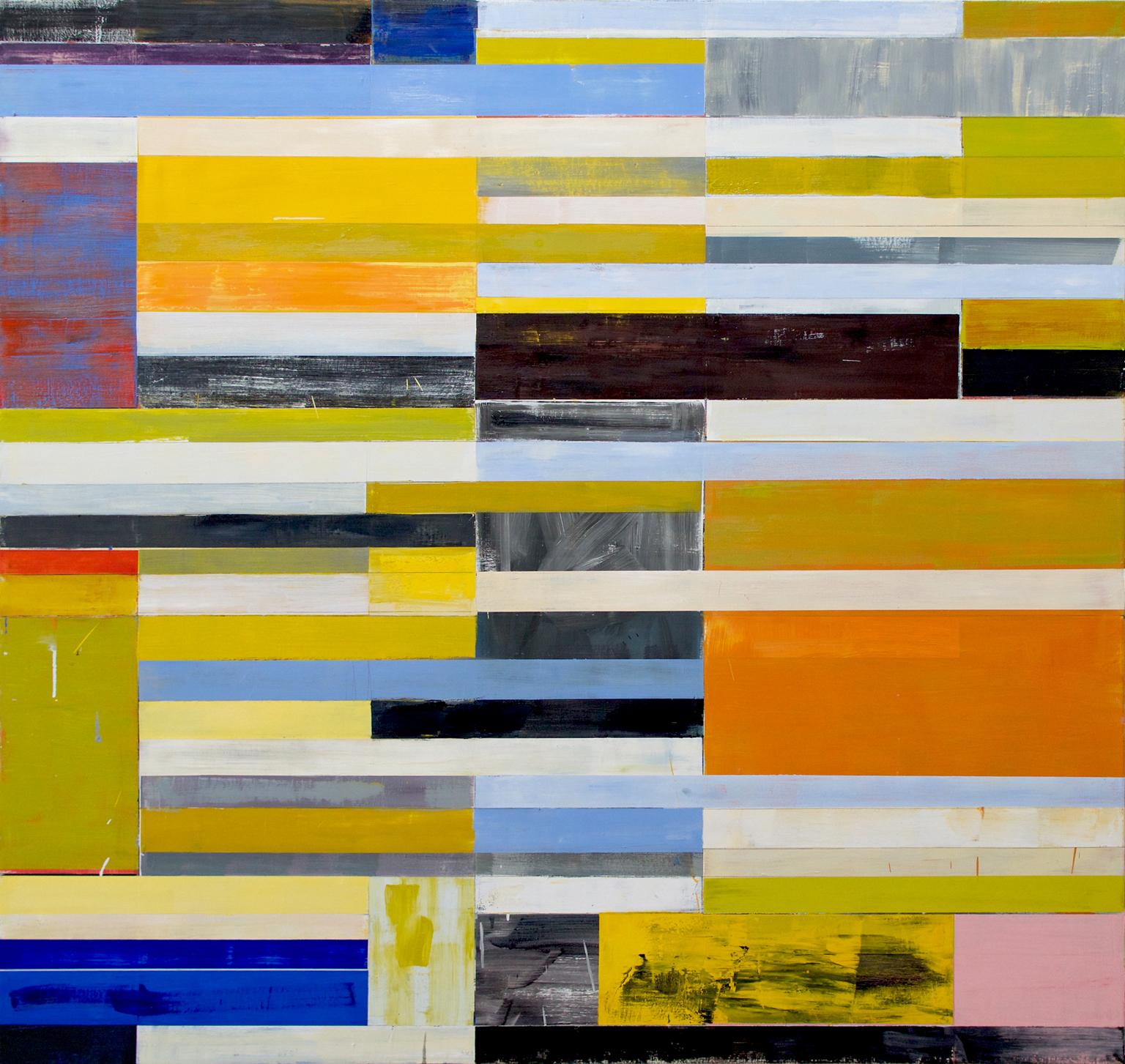 Artista: Lloyd Martin
Titolo: Riff arancione
Dimensioni: 56 x 60 pollici
Medium: Olio su tela
Anno: 2016
Prezzo: 30.000

L'artista americano Lloyd Martin, noto a livello internazionale per la sua pittura astratta ritmicamente costruita, continua il