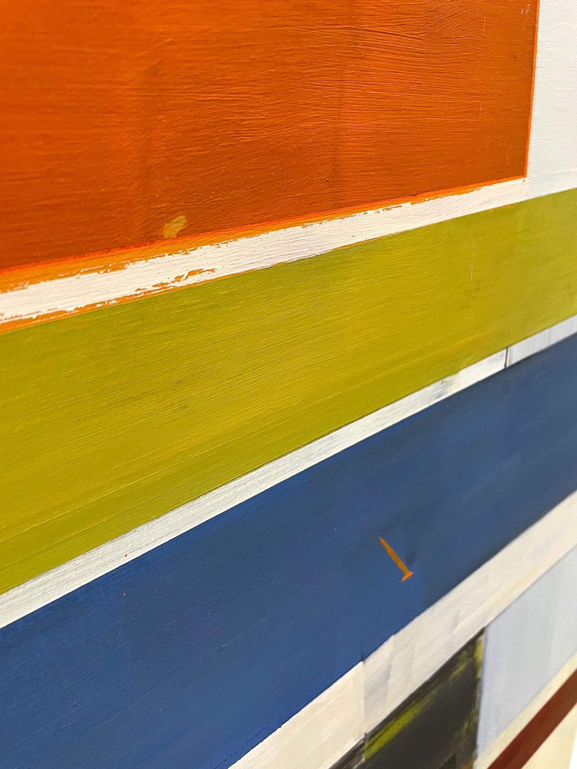Artist: Lloyd Martin
Title: Stack
Size: 54 x 40 inches
Medium: Oil on canvas
Year: 2016
Price: 24,000

American artist Lloyd Martin, known internationally for his rhythmically constructed abstract painting, continues his engagement with color and