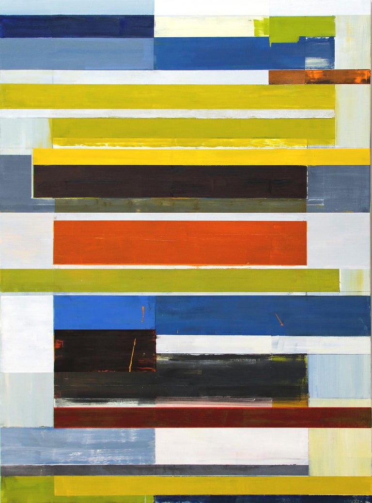 Lloyd Martin, Stack, Oil on Canvas, 2016 - Painting by Lloyd Martin