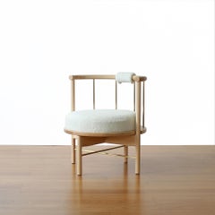 Sedia da salotto con schienale rotondo Lloyd di Crump and Kwash