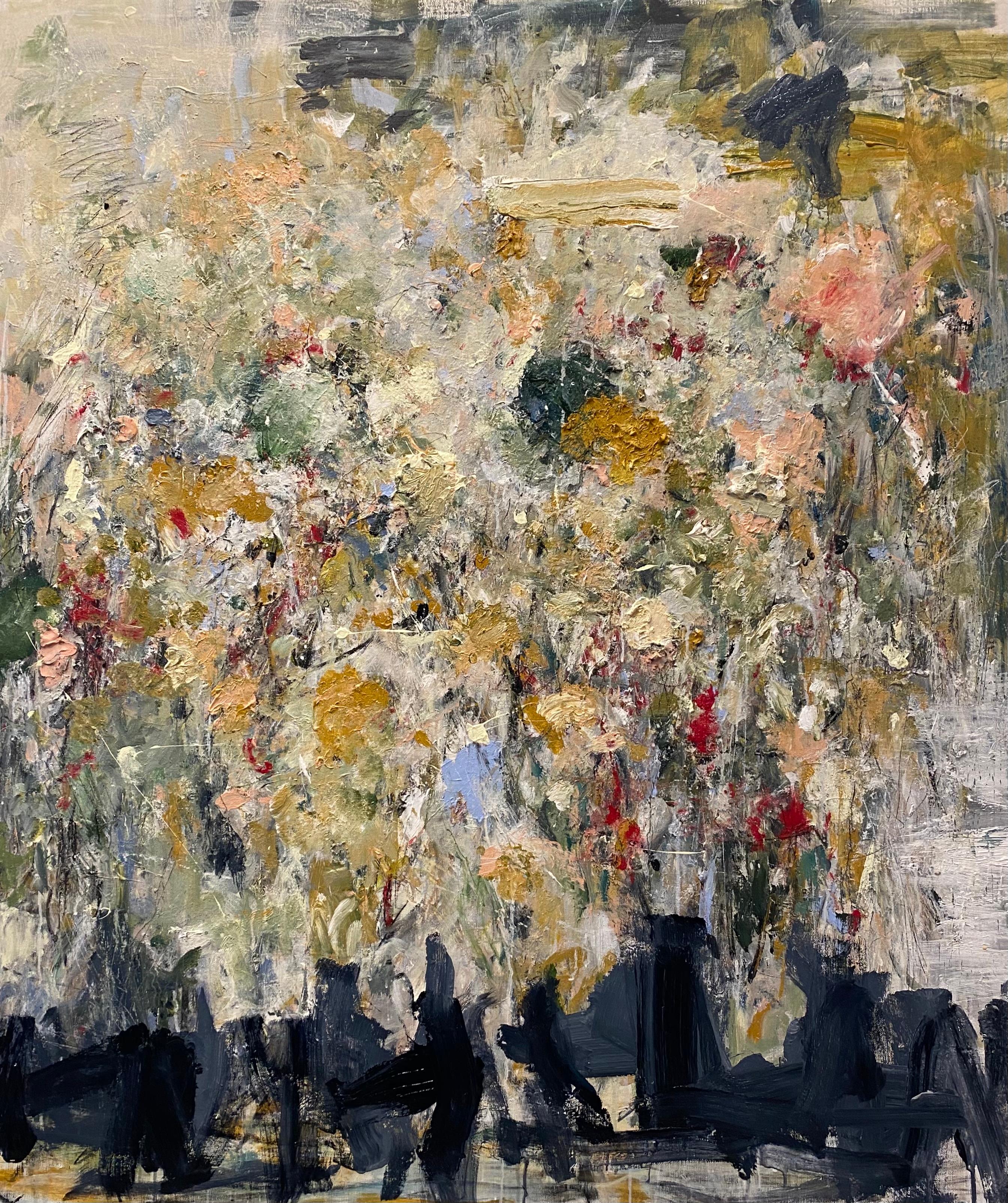 All I Think About Is You, flores, flores silvestres, paisaje, Joan Mitchell, rosa