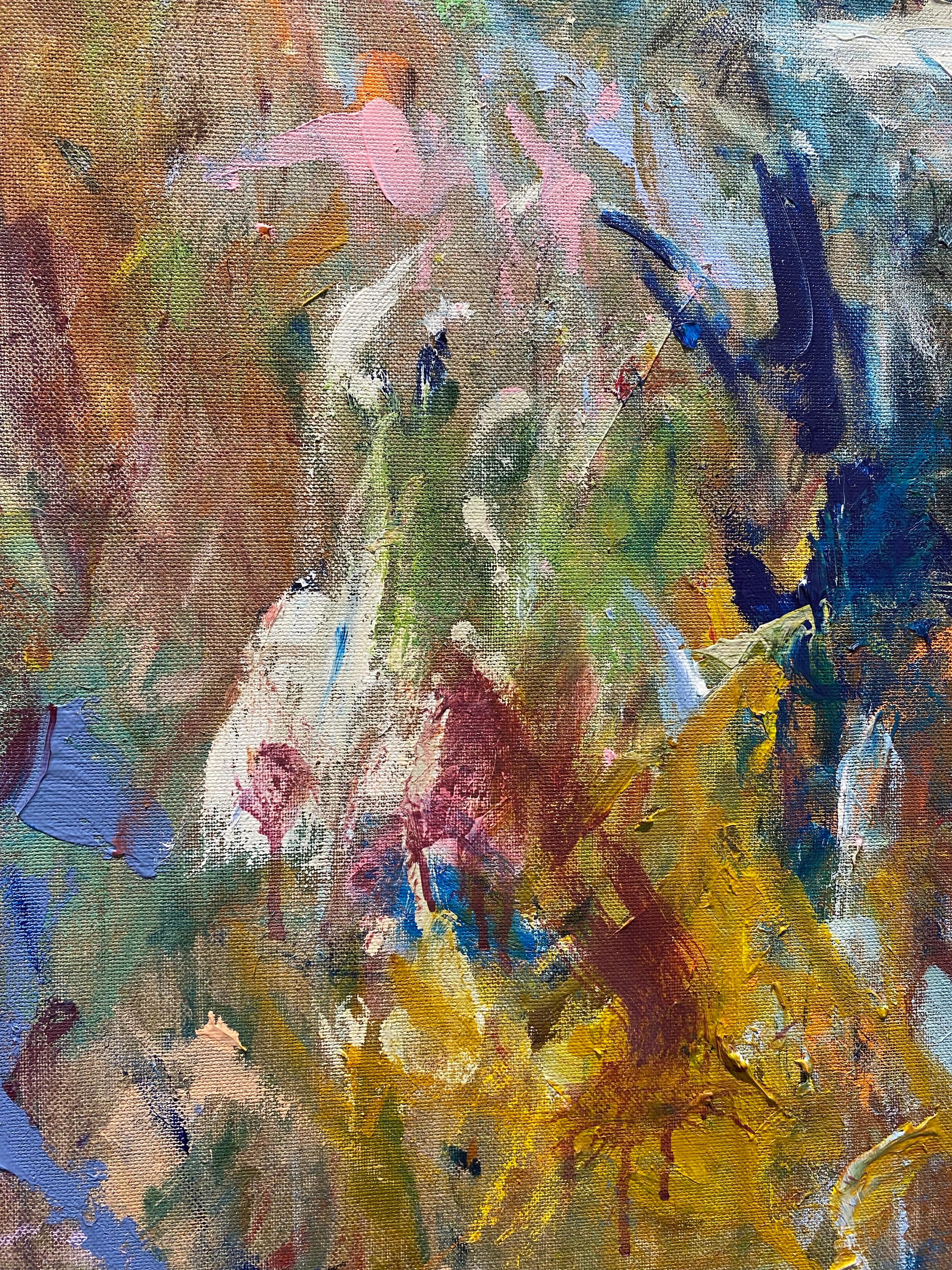 Contemplation et introspection, coloré, Joan Mitchell, expressionnisme, audacieux en vente 7
