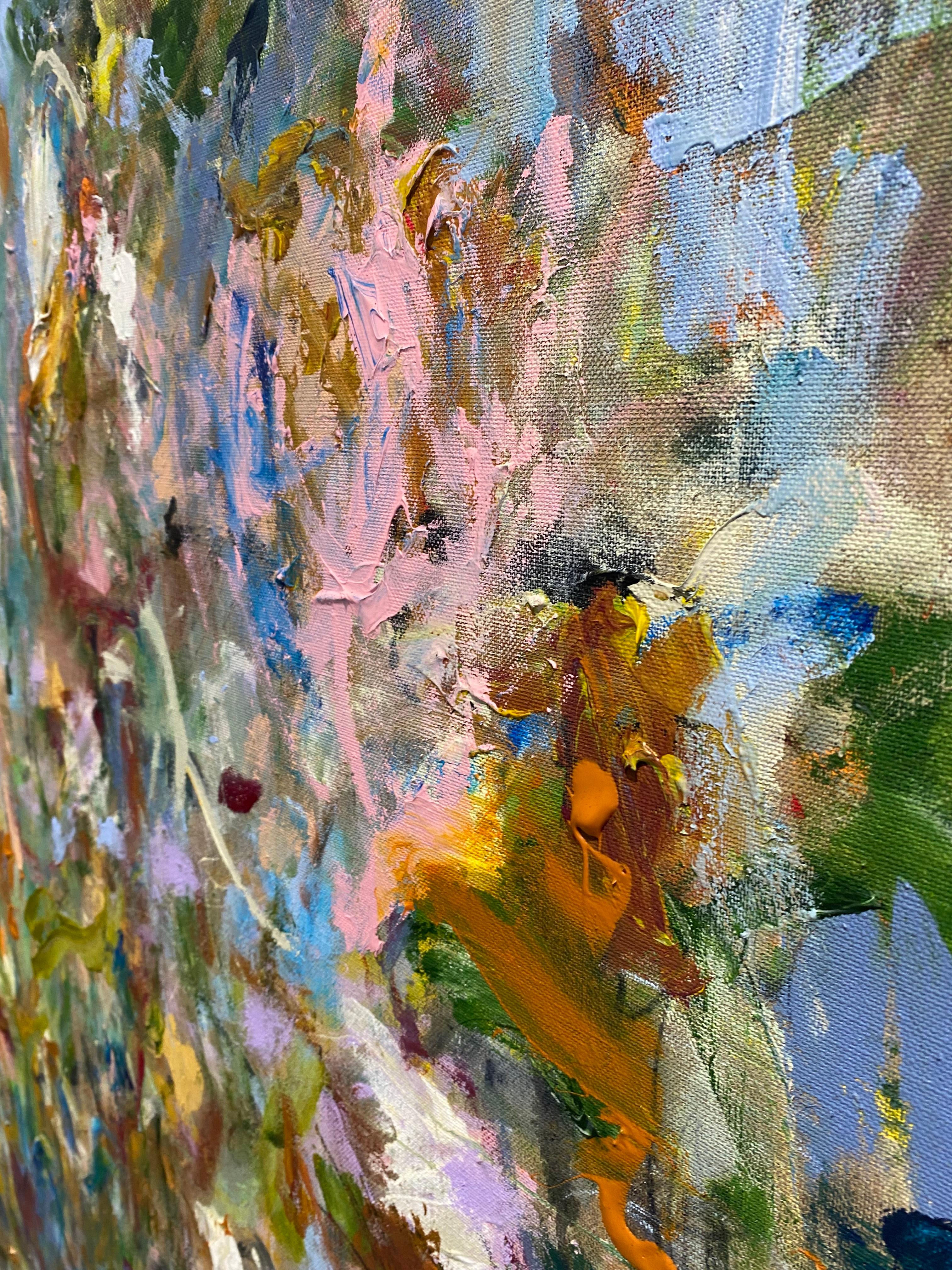 Contemplation et introspection, coloré, Joan Mitchell, expressionnisme, audacieux en vente 1