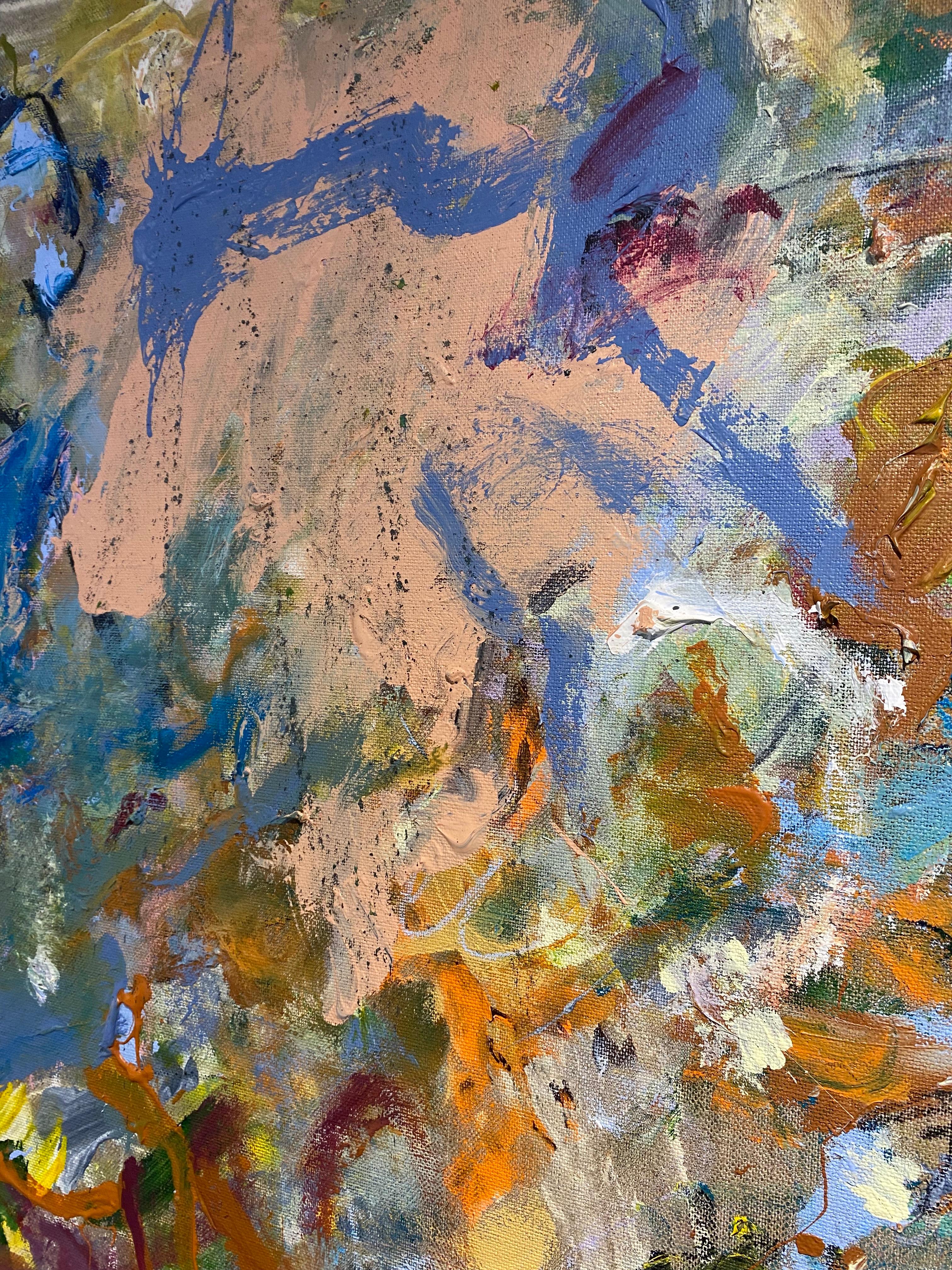 Contemplation et introspection, coloré, Joan Mitchell, expressionnisme, audacieux en vente 3