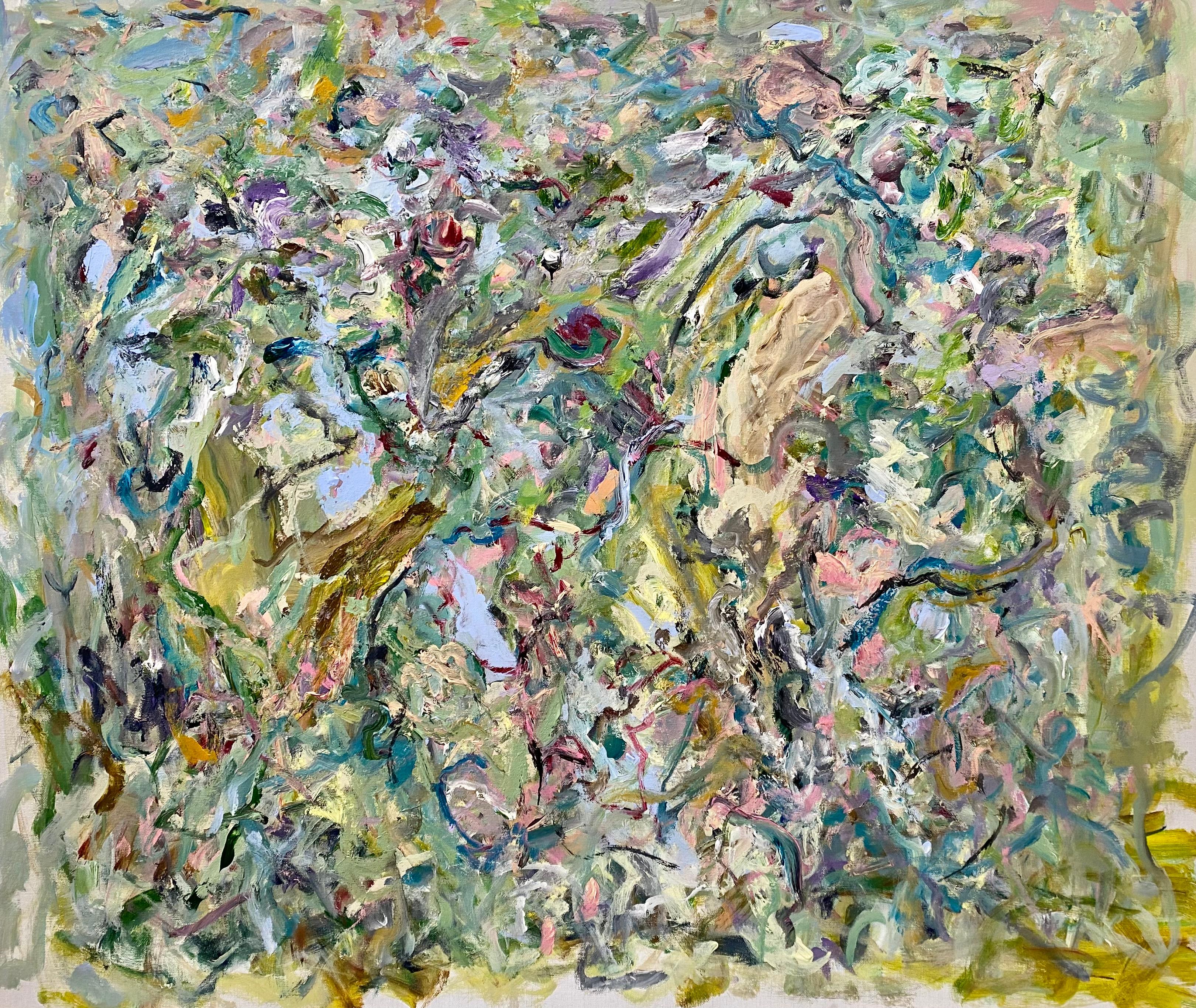 Evening Coffee, Joan Mitchell, Larry Poons, expressionism, contemporary
