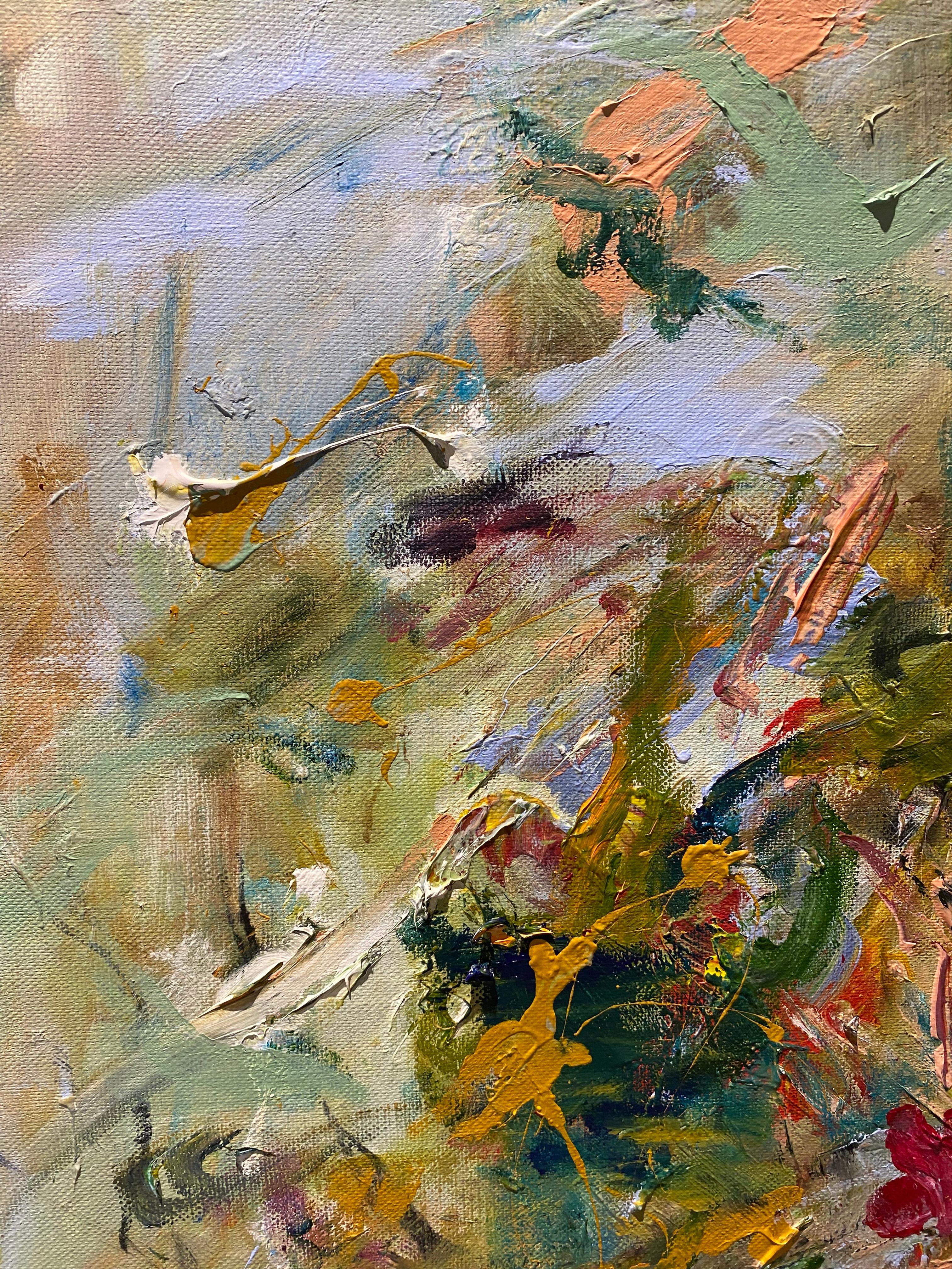 Fear and Compliance, contemporary, expressionism, Joan Mitchell, Larry Poons - Abstract Expressionist Painting by Lloyd Tabing 