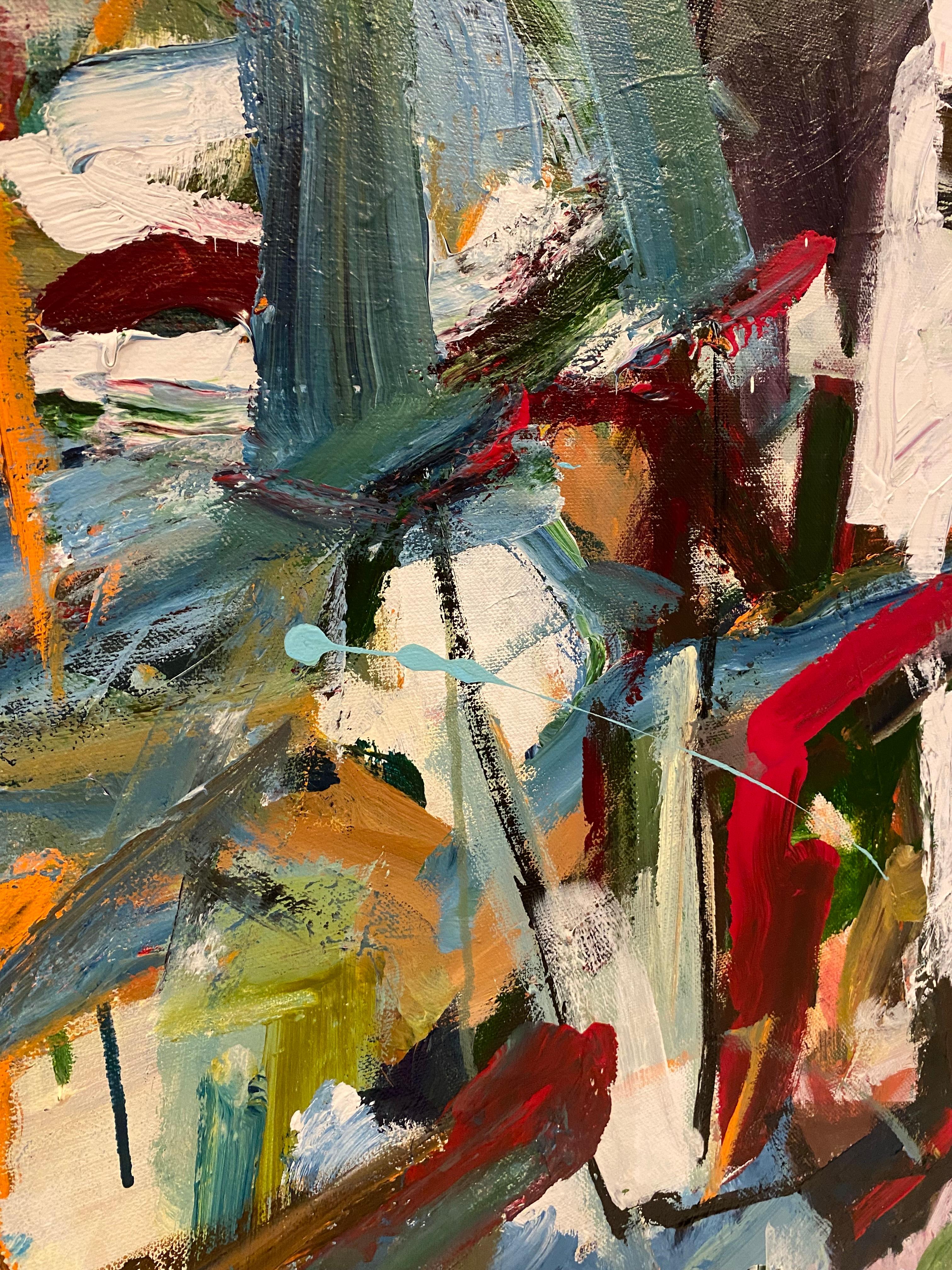 Omaggio a Joan, Joan Mitchell, incartato in galleria, contemporaneo, nature in vendita 2