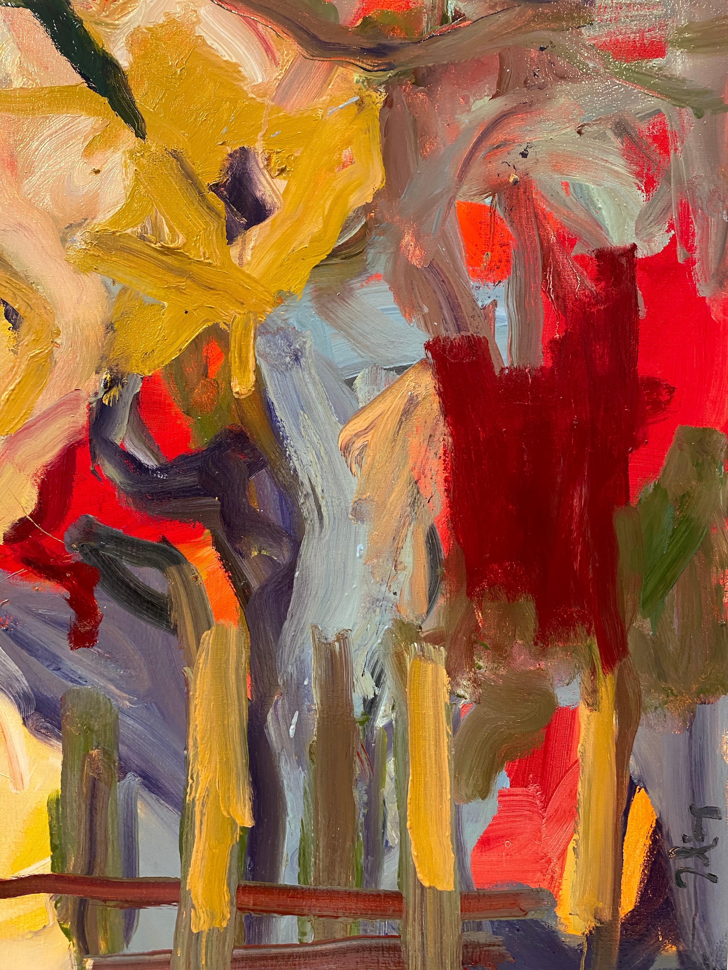 Hören Sie (Abstrakt), Painting, von Lloyd Tabing 