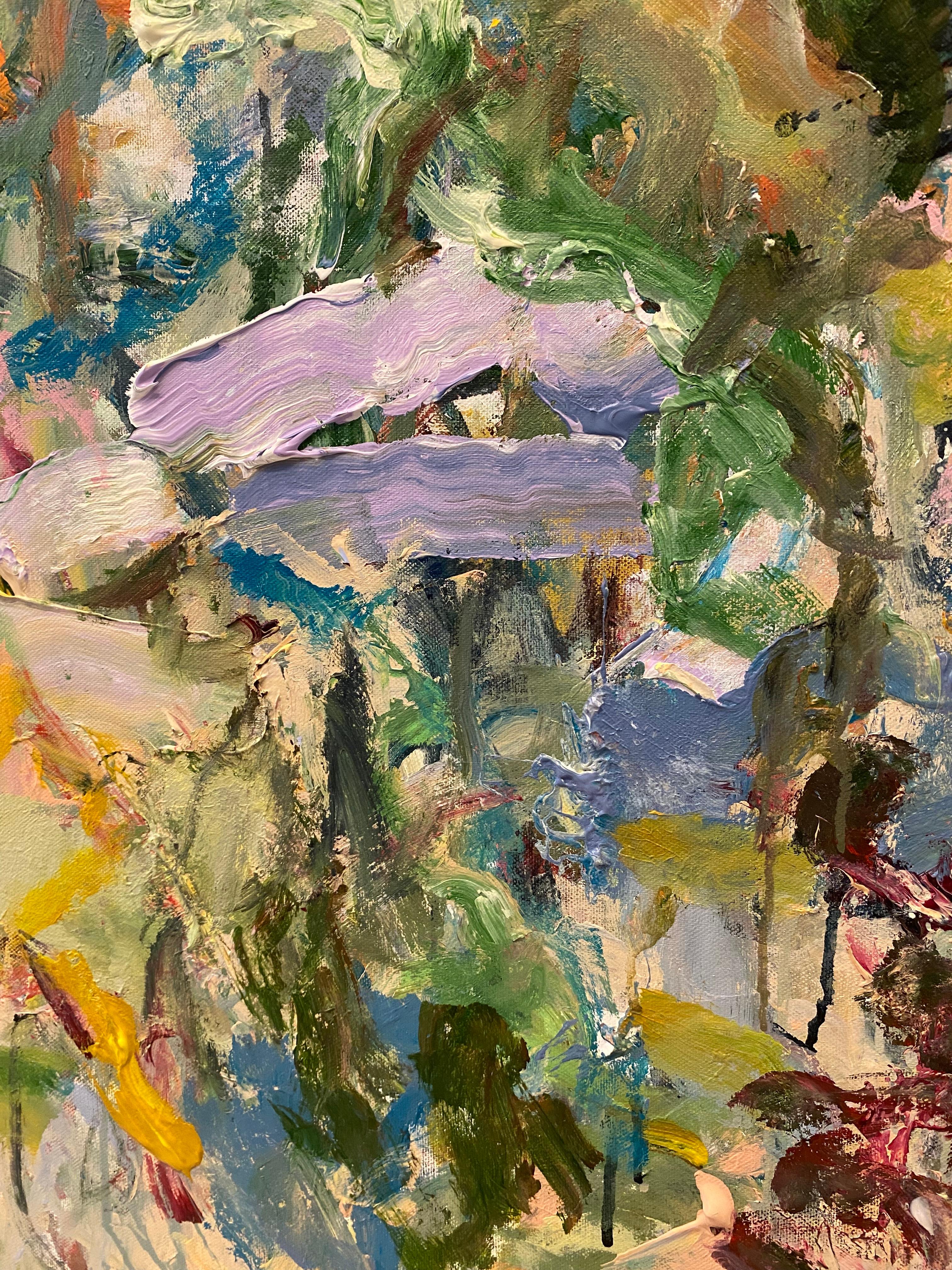 Re-Finding Of The Soul, rot, nature, joan Mitchell, expressionismus, botanisch im Angebot 1