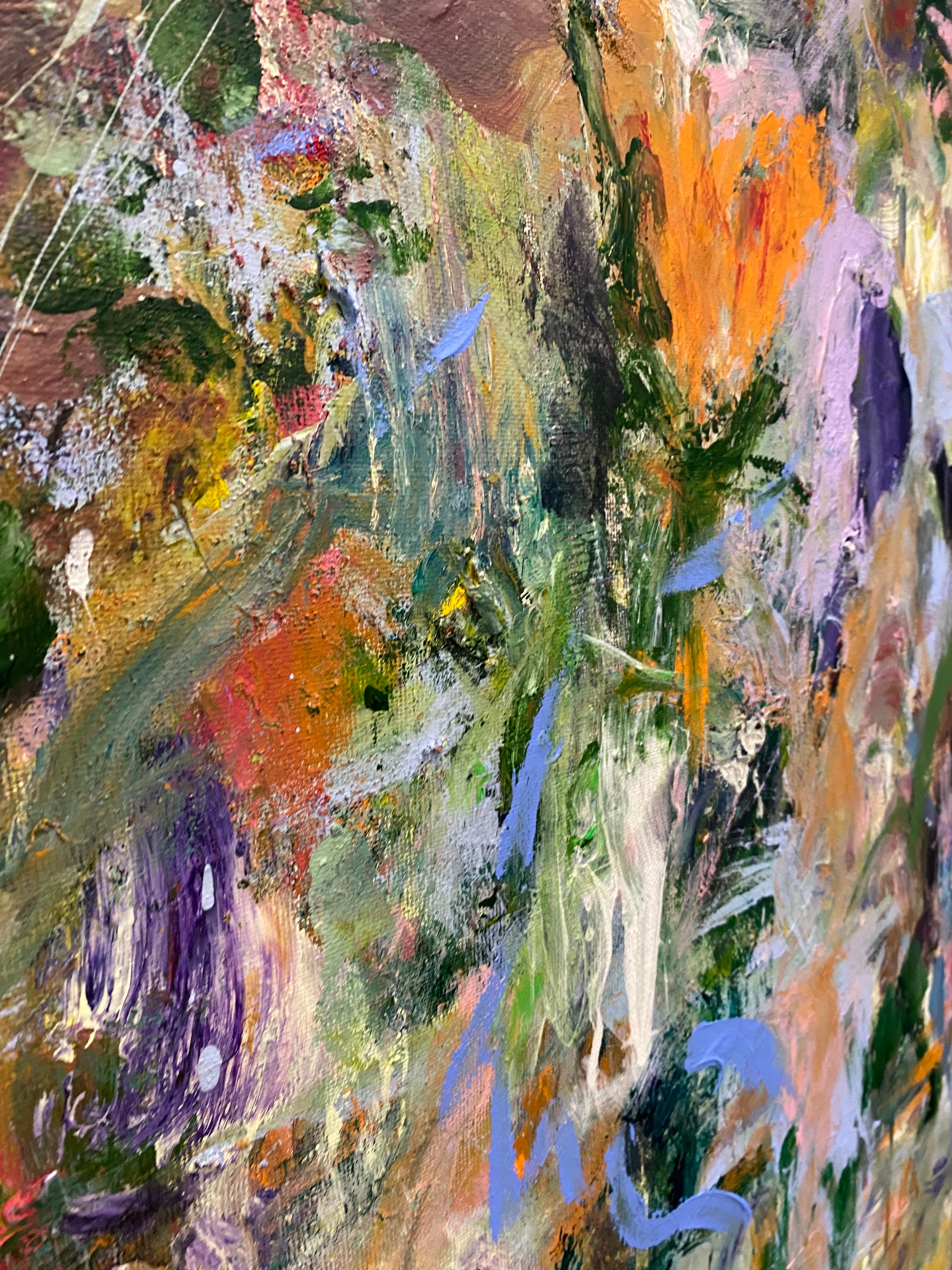 Reflection of Perception, expressionism, Joan Mitchell, Koons, contemporary - Abstrait Painting par Lloyd Tabing 