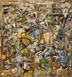 Second Chance, lino crudo, cubismo, arte contemporáneo, de Kooning, interiores