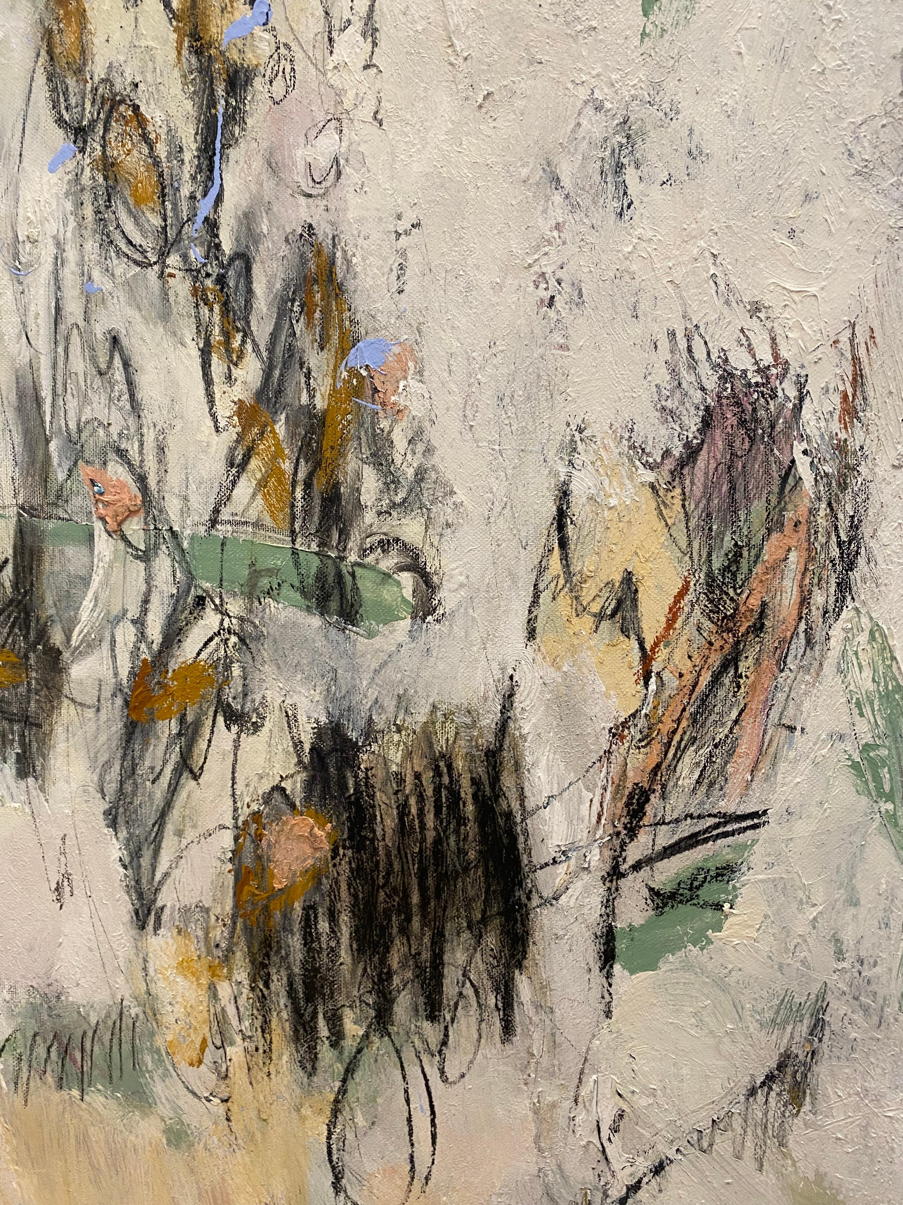 Serenity In Quiet Moments, minimalist, Cy Twombley, expressionism, large For Sale 1