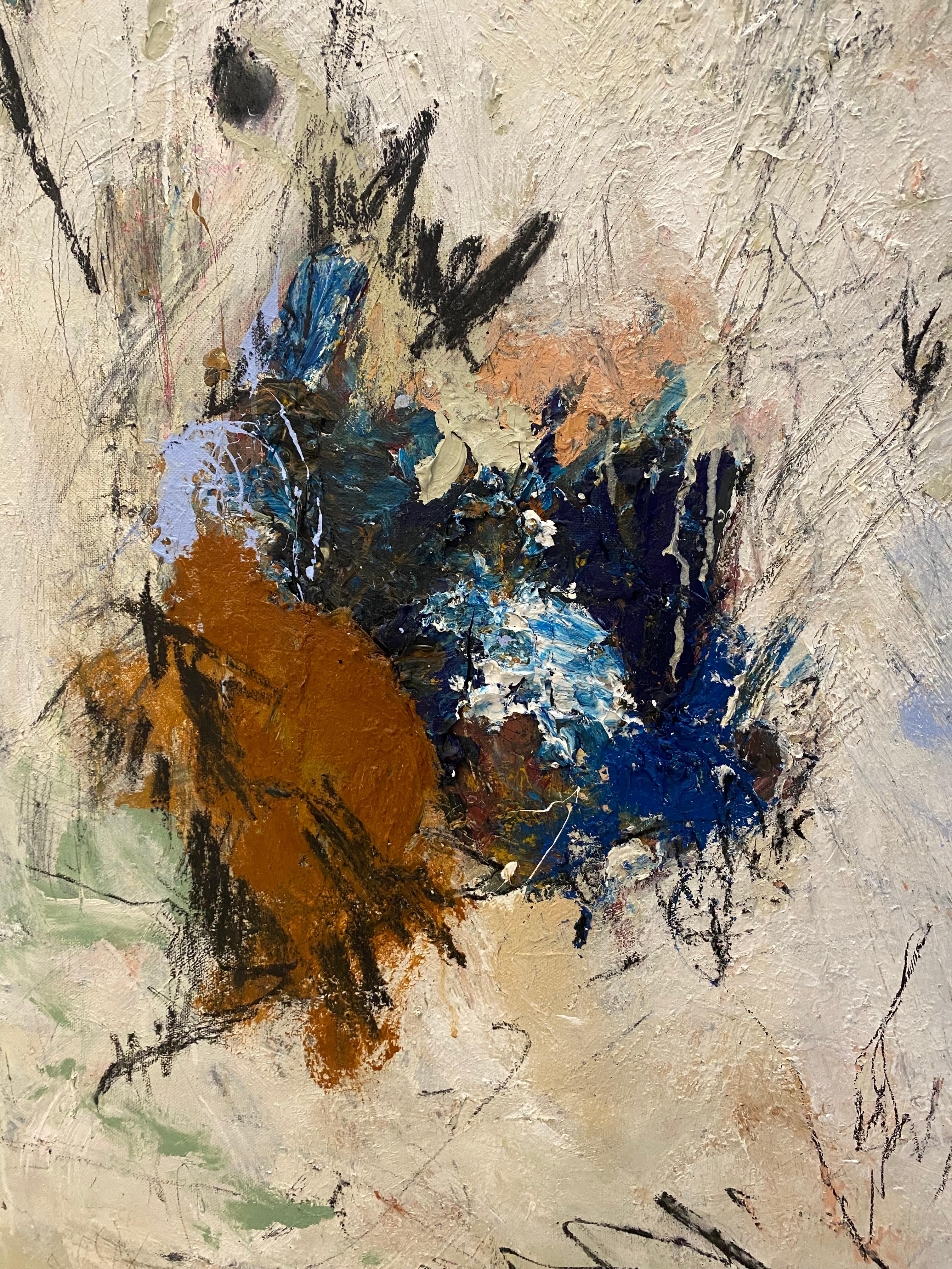 Serenity In Quiet Moments, minimalist, Cy Twombley, expressionism, large For Sale 3