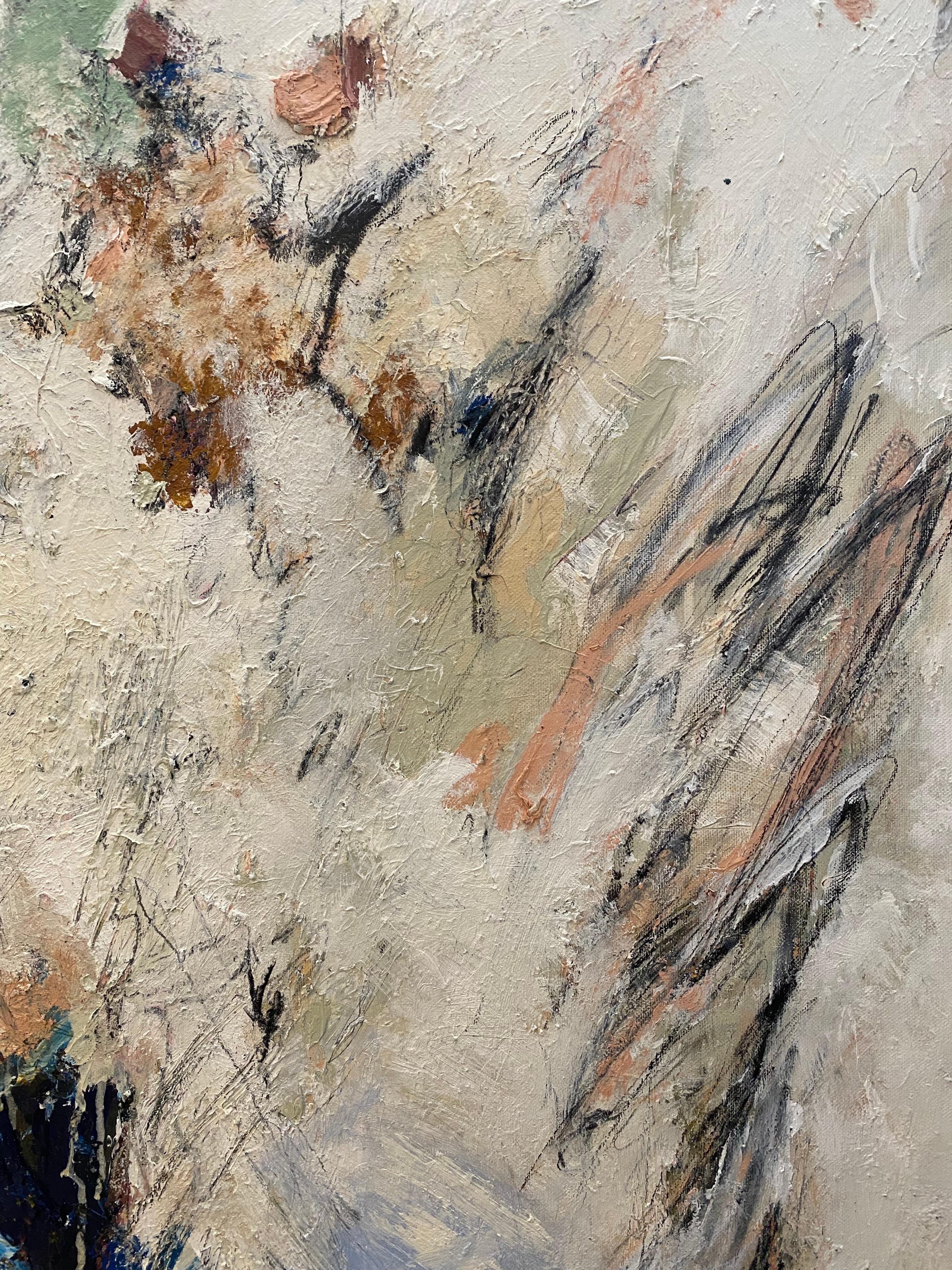 Serenity In Quiet Moments, minimalist, Cy Twombley, expressionism, large For Sale 4