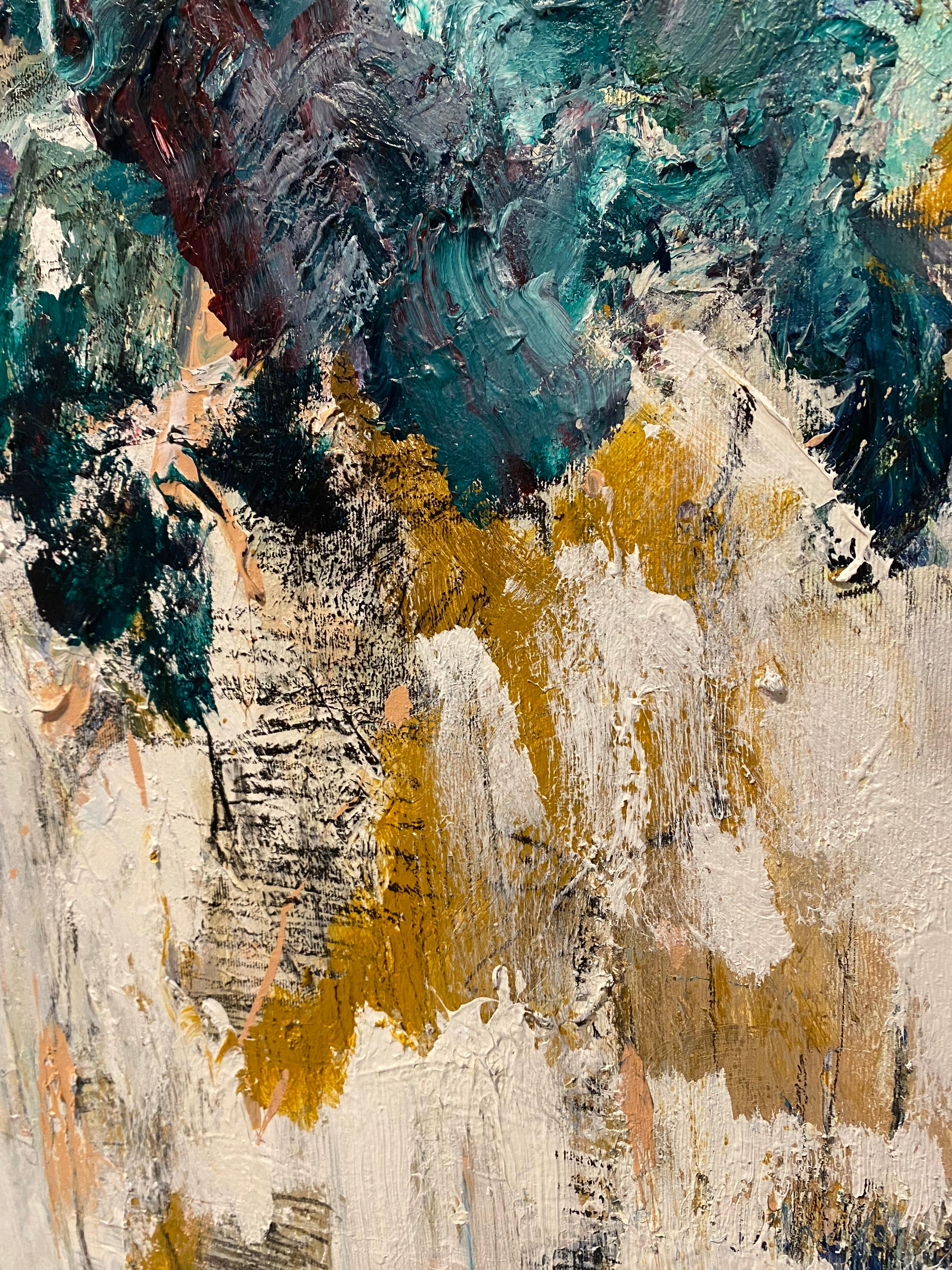 Softness Of Days End, minimalists, cy twombly, contemporary, modern, flower For Sale 1