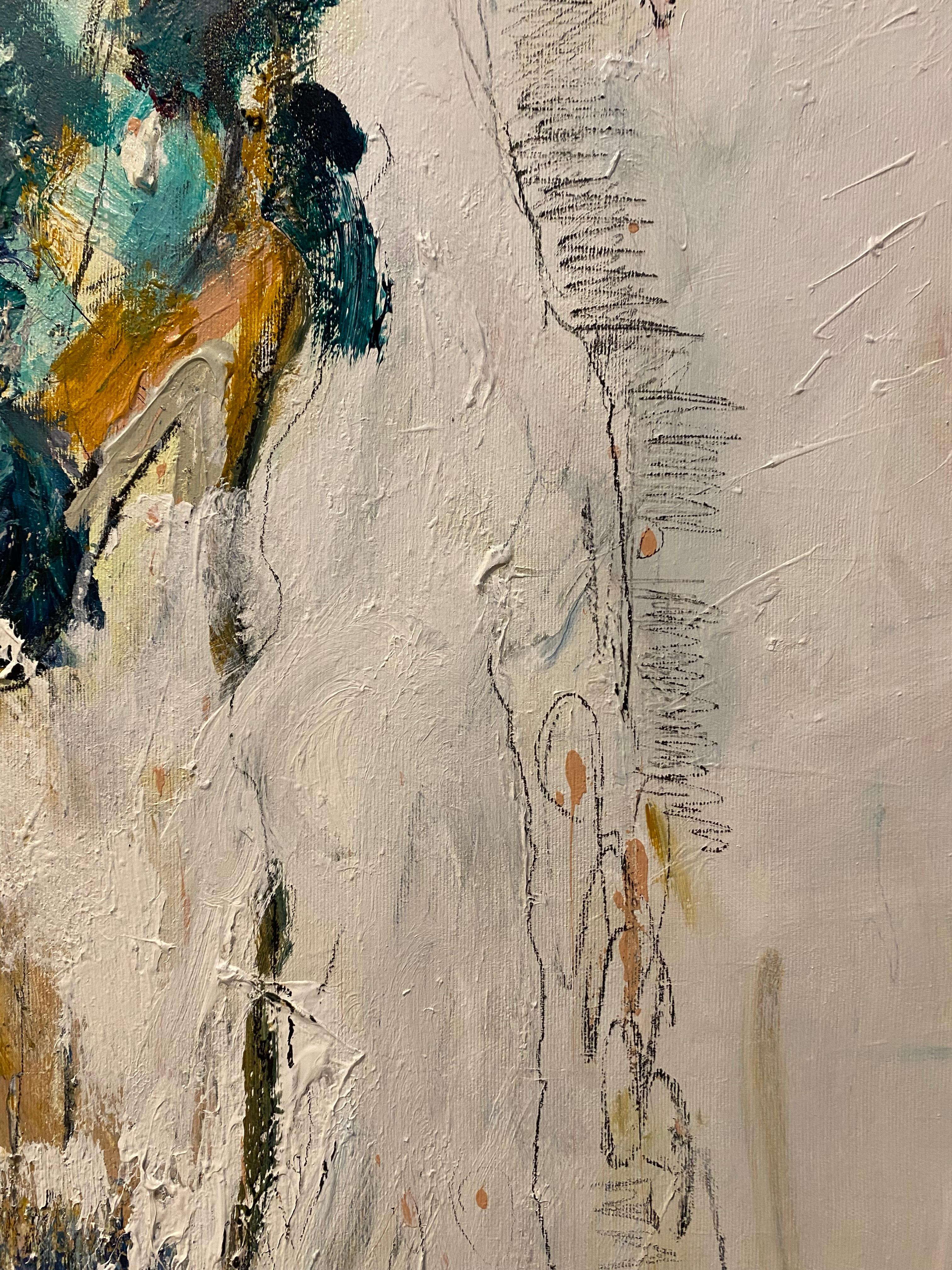 Softness Of Days End, minimalists, cy twombly, contemporary, modern, flower For Sale 2