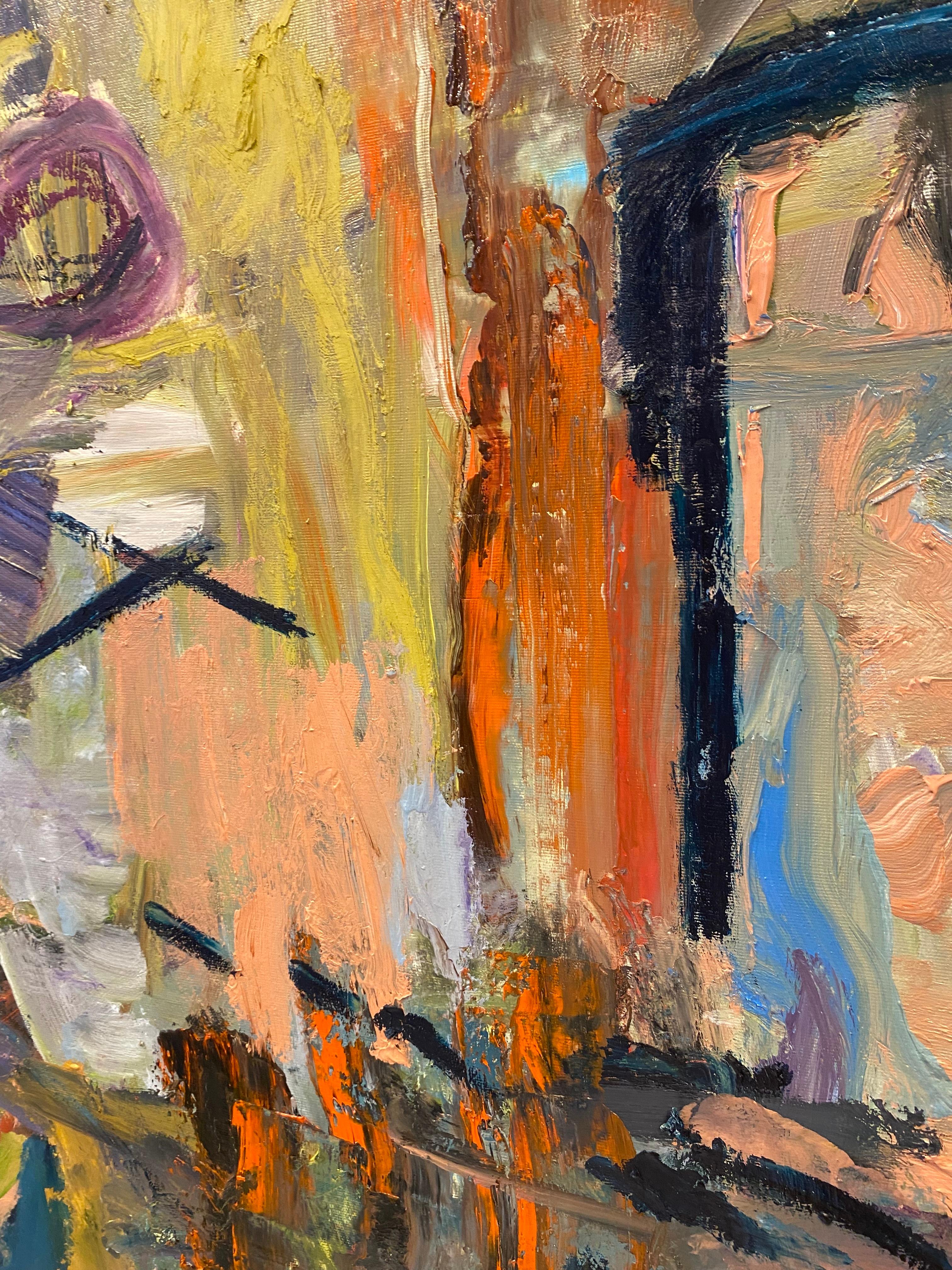 Static On The Radio - Abstract Painting by Lloyd Tabing 