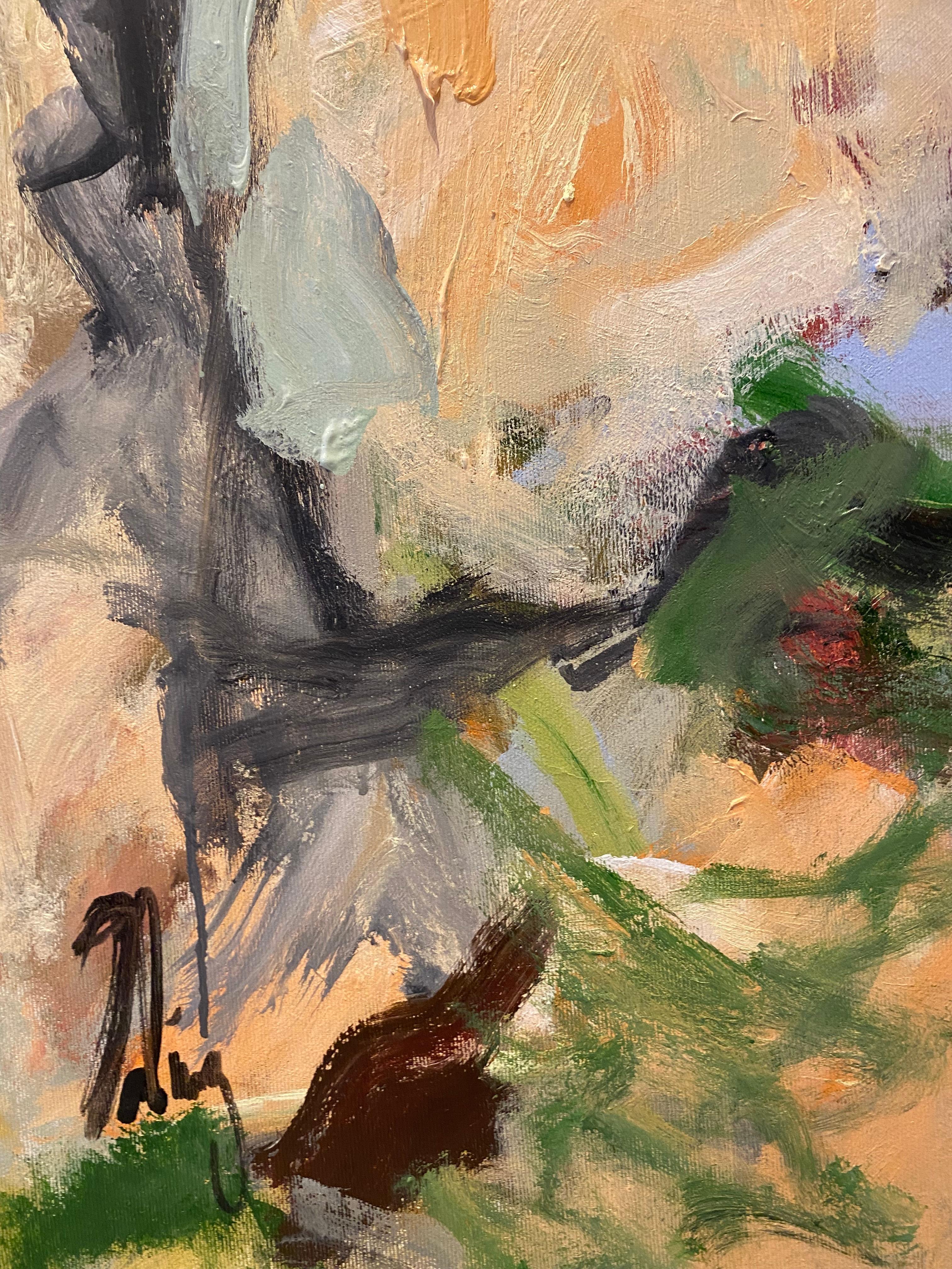 Tell Me What You Want, expressionism, gallery wrapped, water, deKooning, nature 3