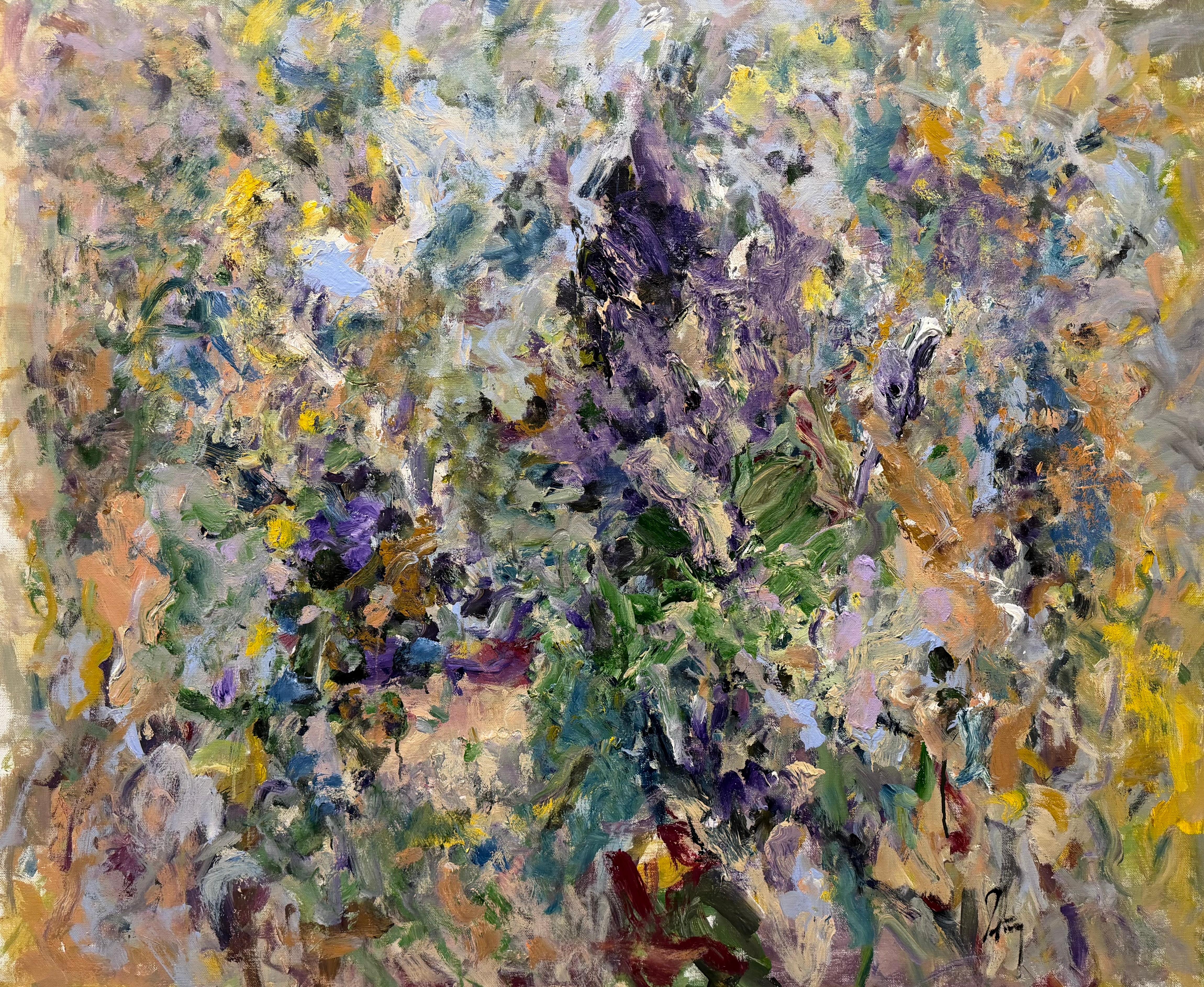 Lloyd Tabing  Abstract Painting - Truth Be Told, abstract expressionism, contemporary, Larry Poons Joan Mitchell