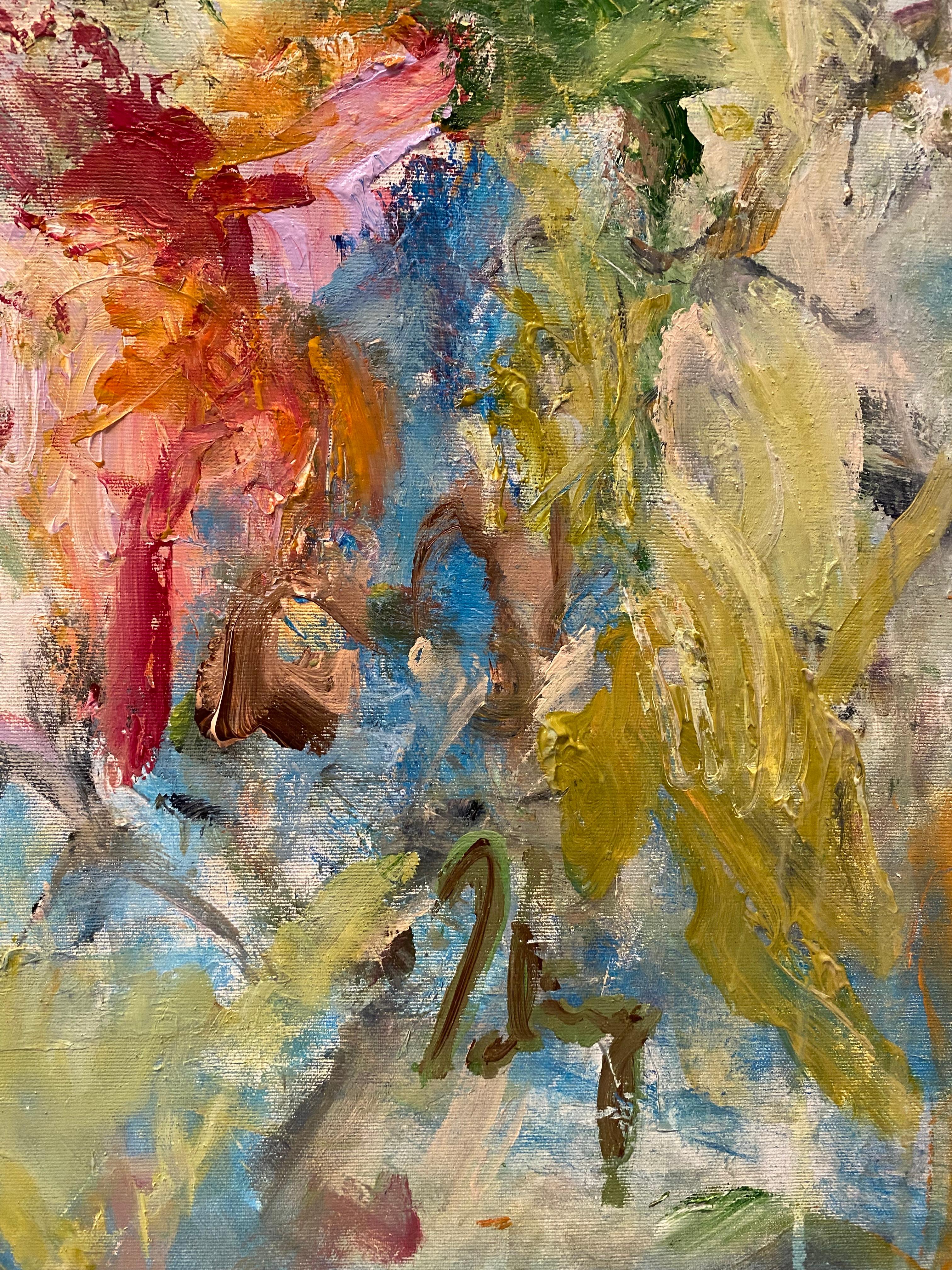 Accept Yourself Completely, Joan Mitchell, DeKooning, flowers, expressionism For Sale 7