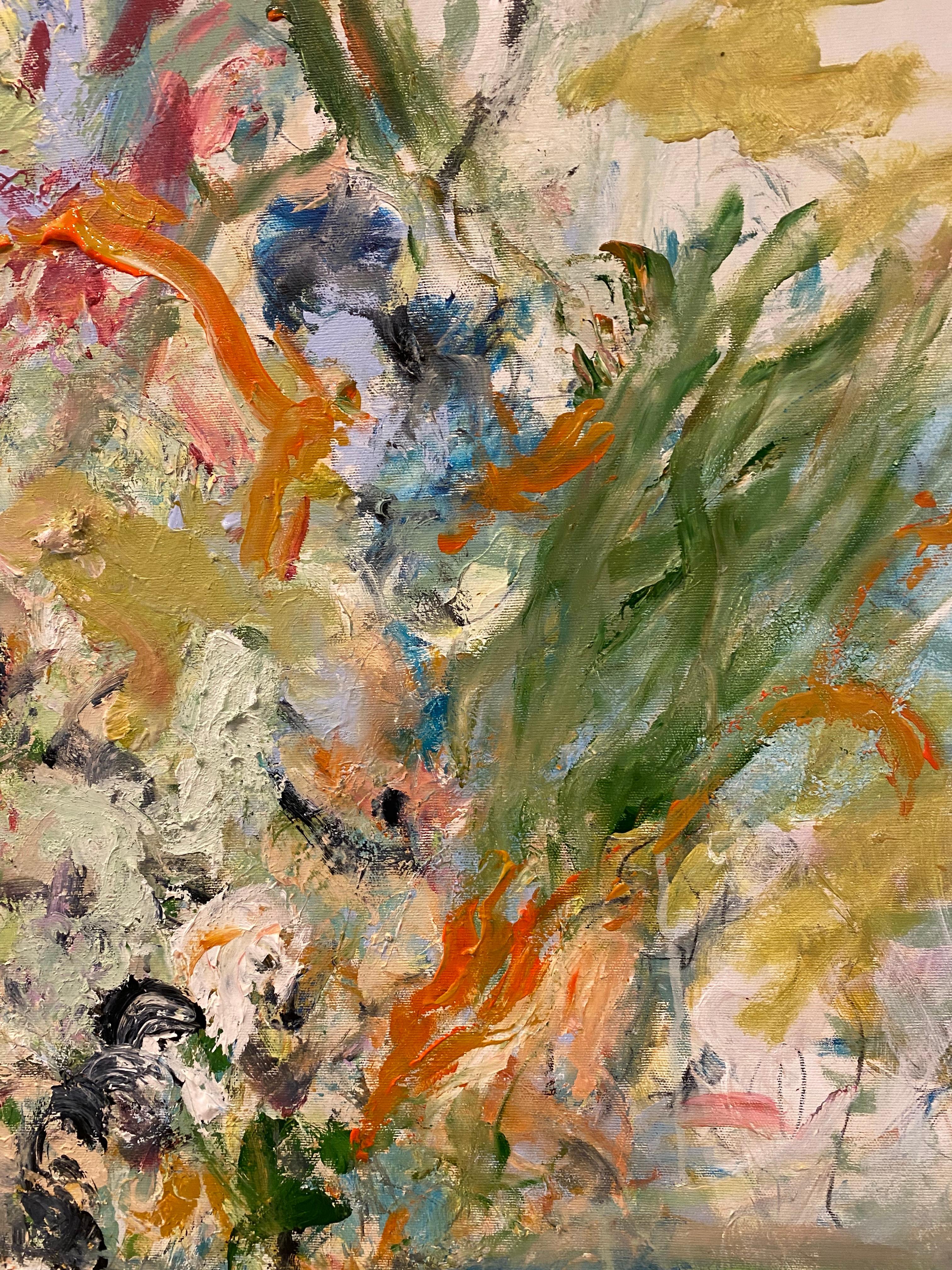 Accept Yourself Completely, Joan Mitchell, DeKooning, flowers, expressionism For Sale 2