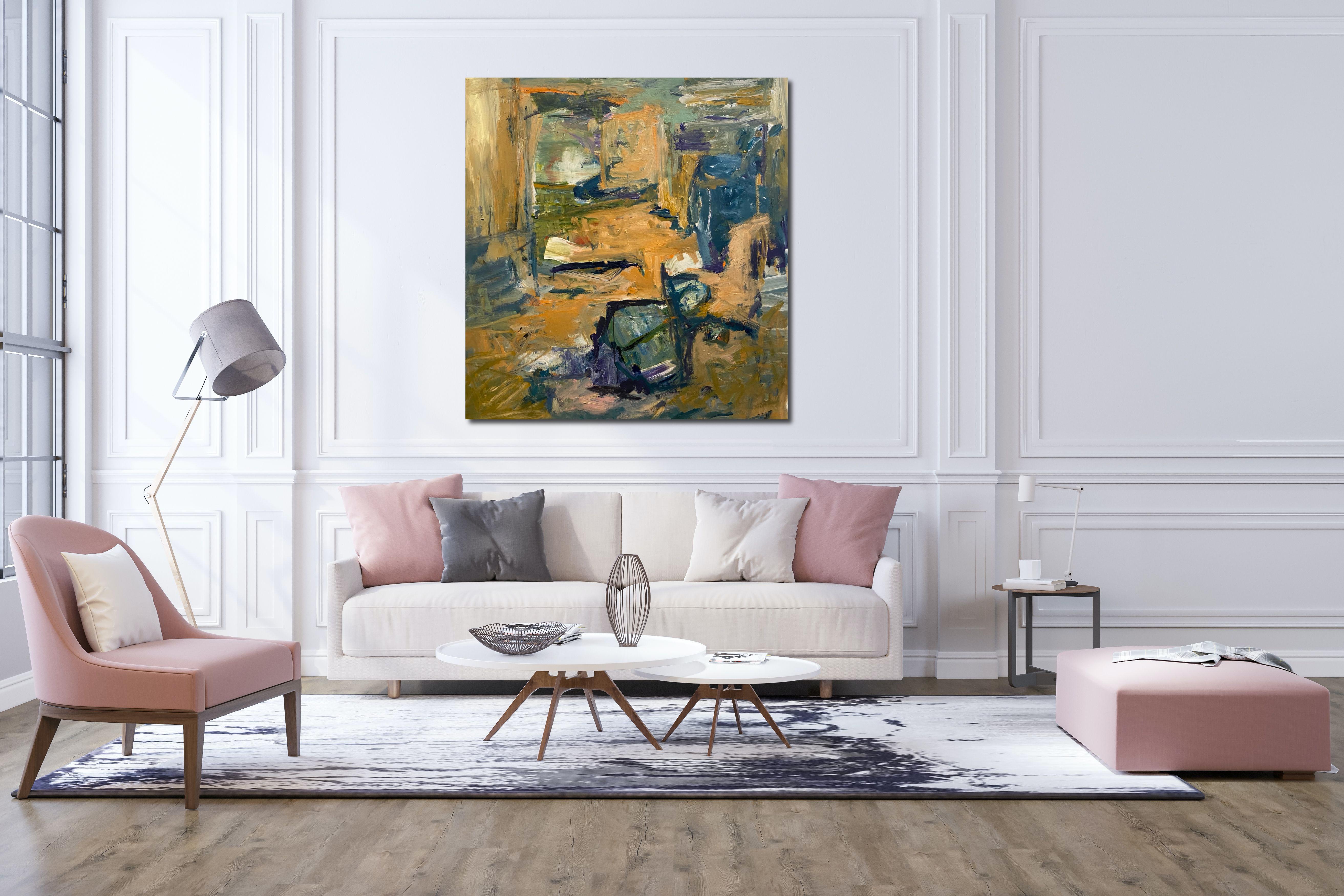 Can We Play Again - Abstract Mixed Media Art by Lloyd Tabing
