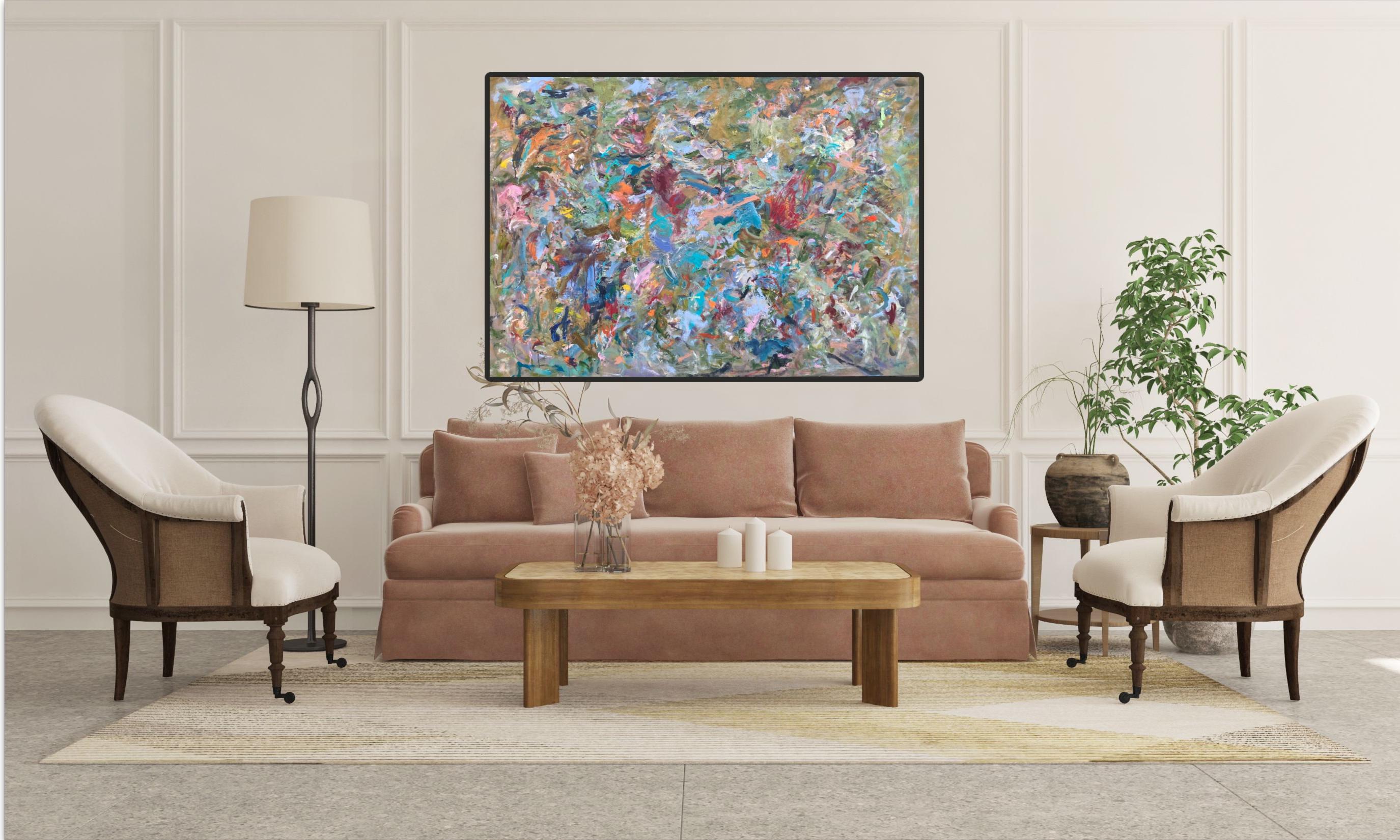 Dance of Thought and Emotion, zeitgenössische Kunst, Joan Mitchell, De Kooning – Painting von Lloyd Tabing