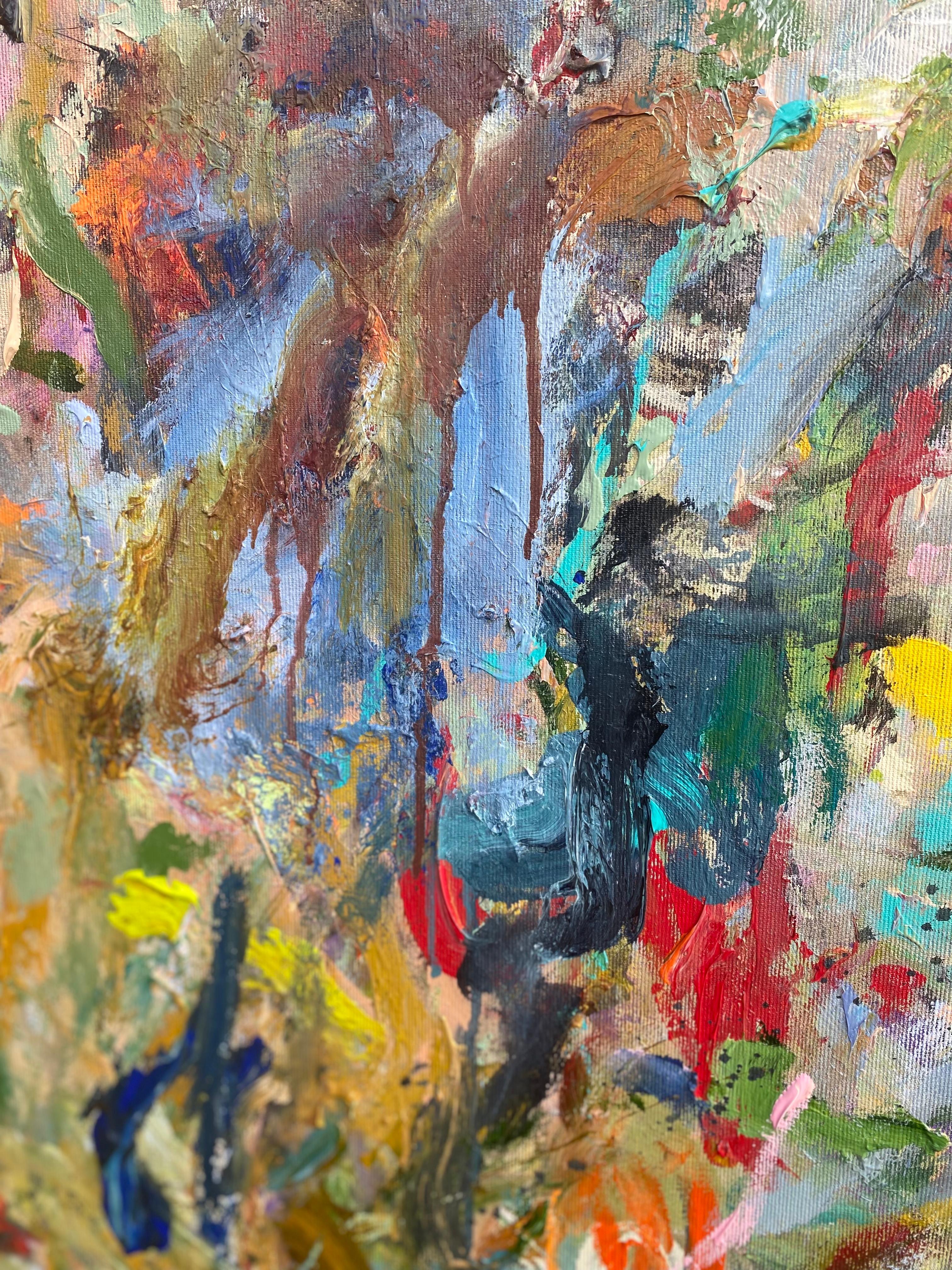 Dance of Thought and Emotion, zeitgenössische Kunst, Joan Mitchell, De Kooning (Abstrakter Expressionismus), Painting, von Lloyd Tabing