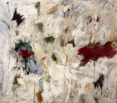 Bañarse en el bosque pintura minimalista contemporánea sencilla de gran tamaño