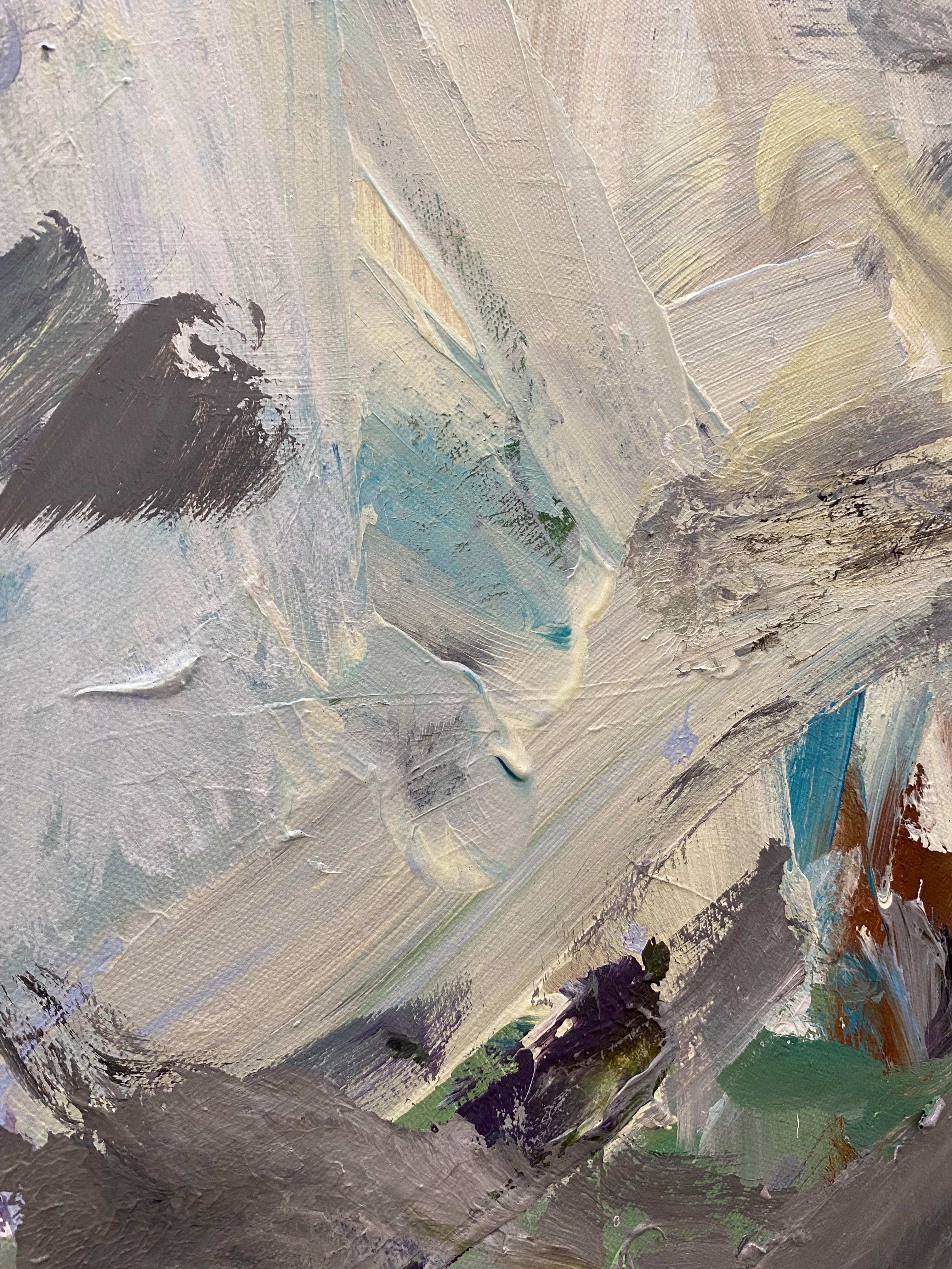 „From The Chair On The Porch“ Lloyd Tabing, abstrakter, abstrakter Expressionismus im Angebot 2