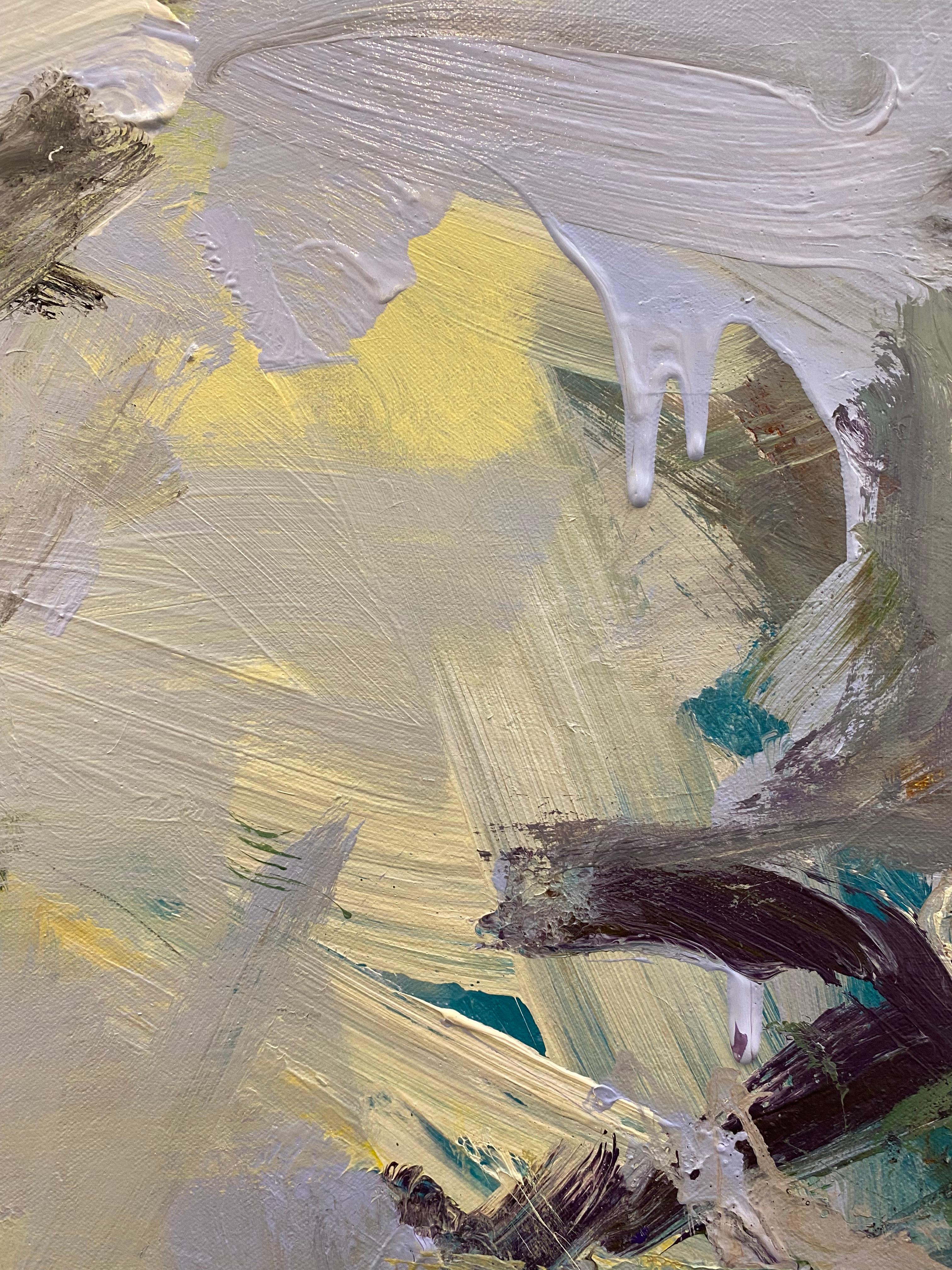 „From The Chair On The Porch“ Lloyd Tabing, abstrakter, abstrakter Expressionismus im Angebot 4
