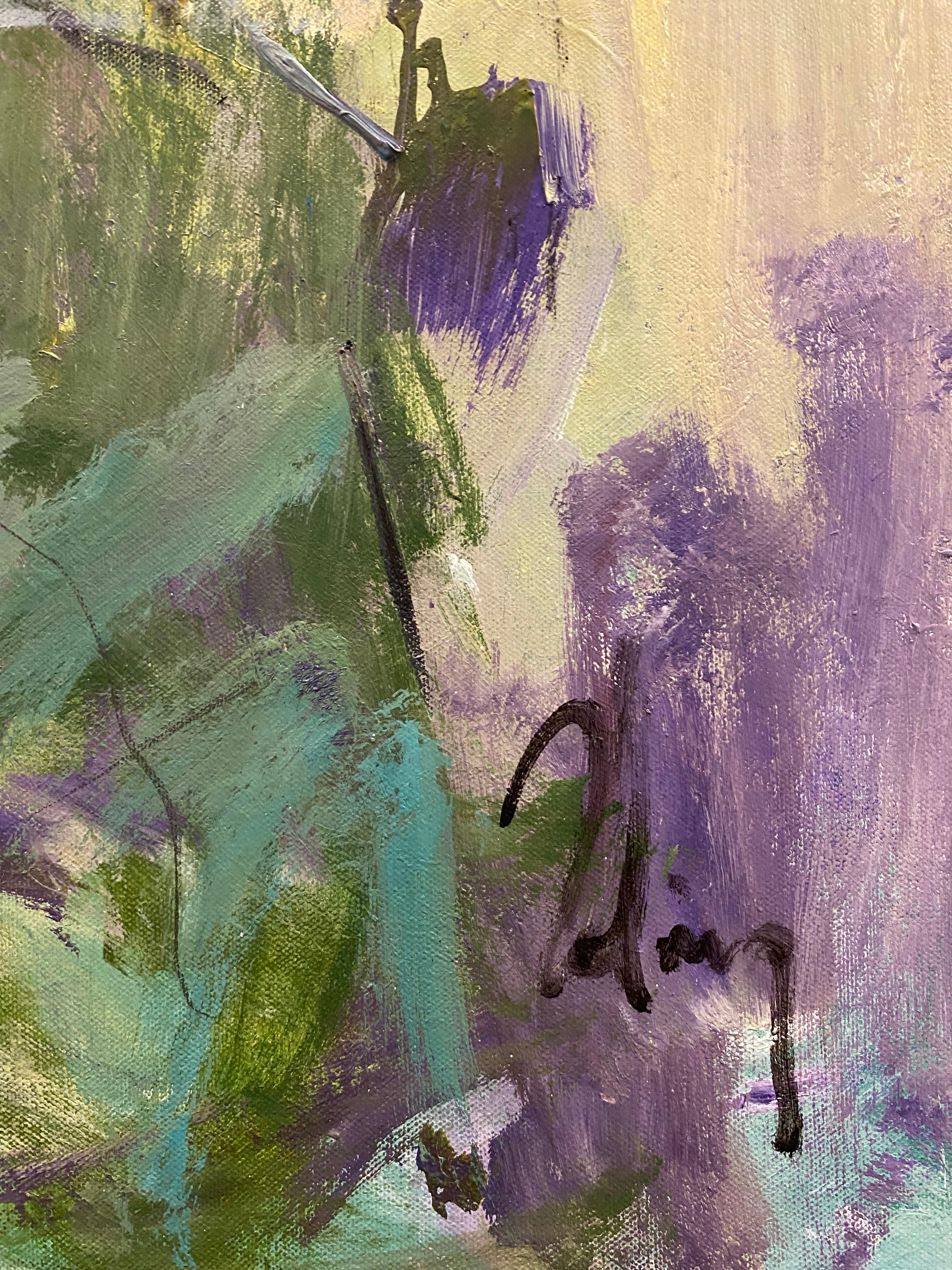 „From The Chair On The Porch“ Lloyd Tabing, abstrakter, abstrakter Expressionismus im Angebot 5