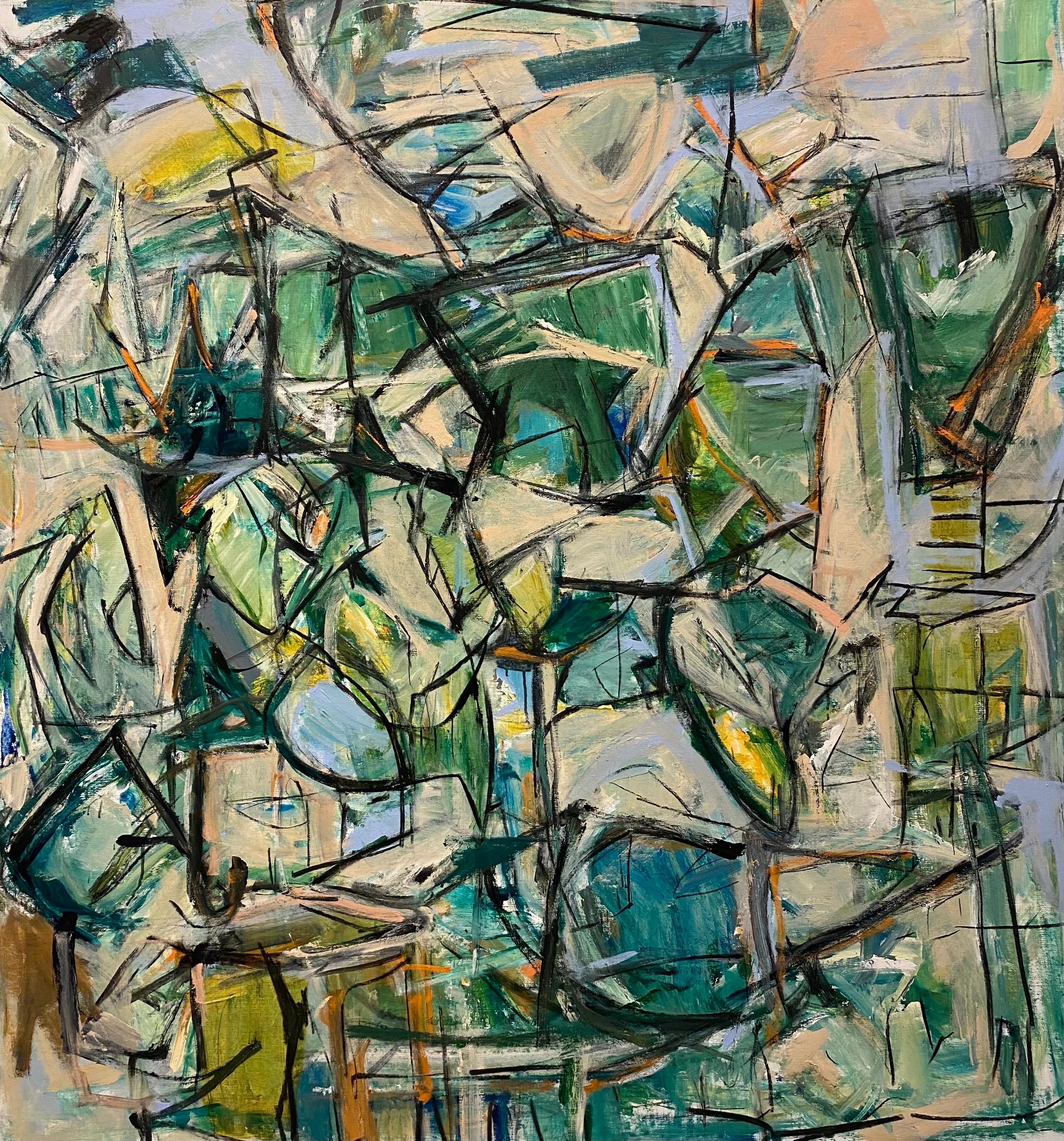 Greene & Greene, Greene & Greene, cubisme, bleu, turquoise, taupe, contemporain, moderne