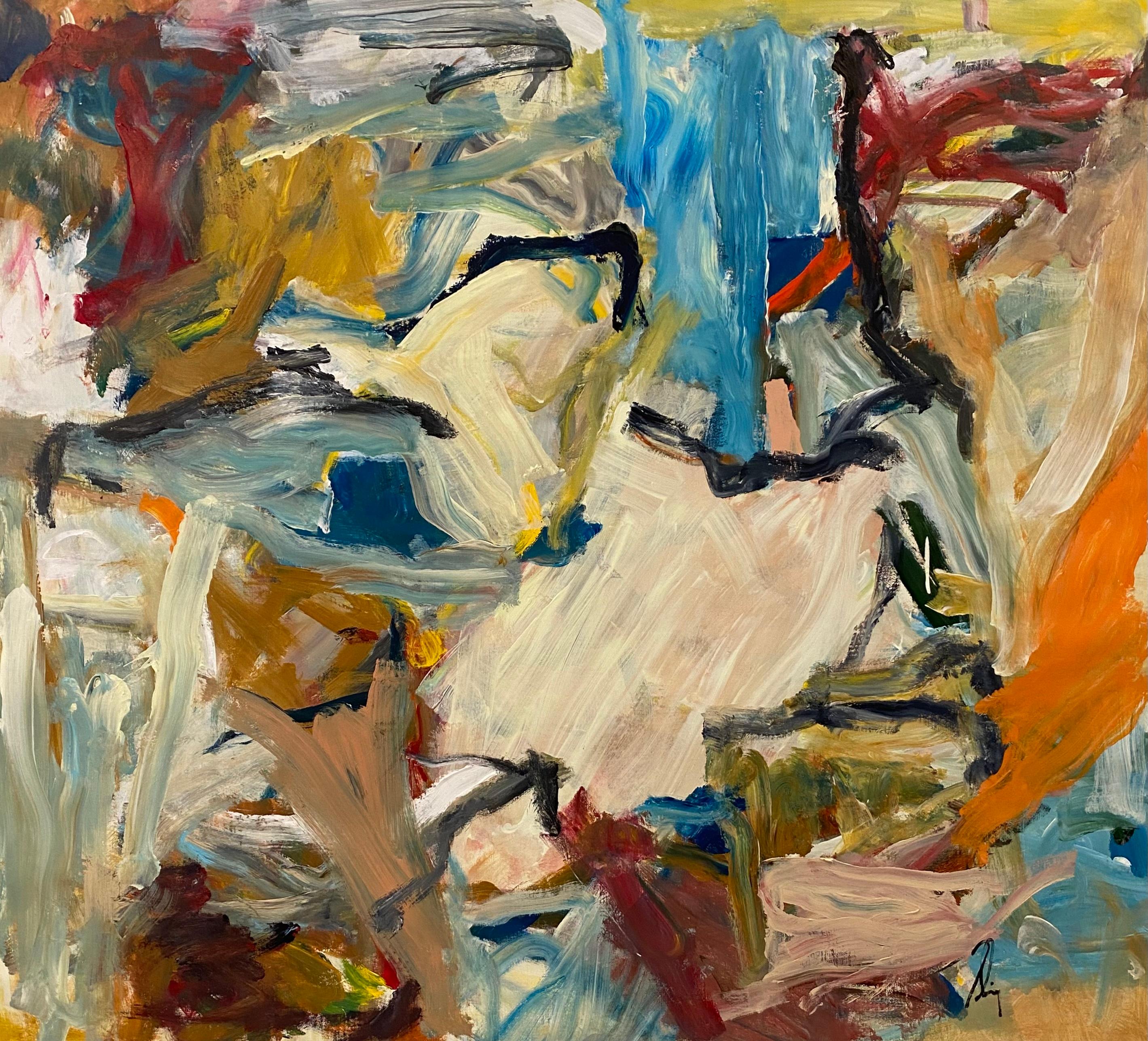 Lloyd Tabing Abstract Painting – Ich habe alles, was ich brauchen 
