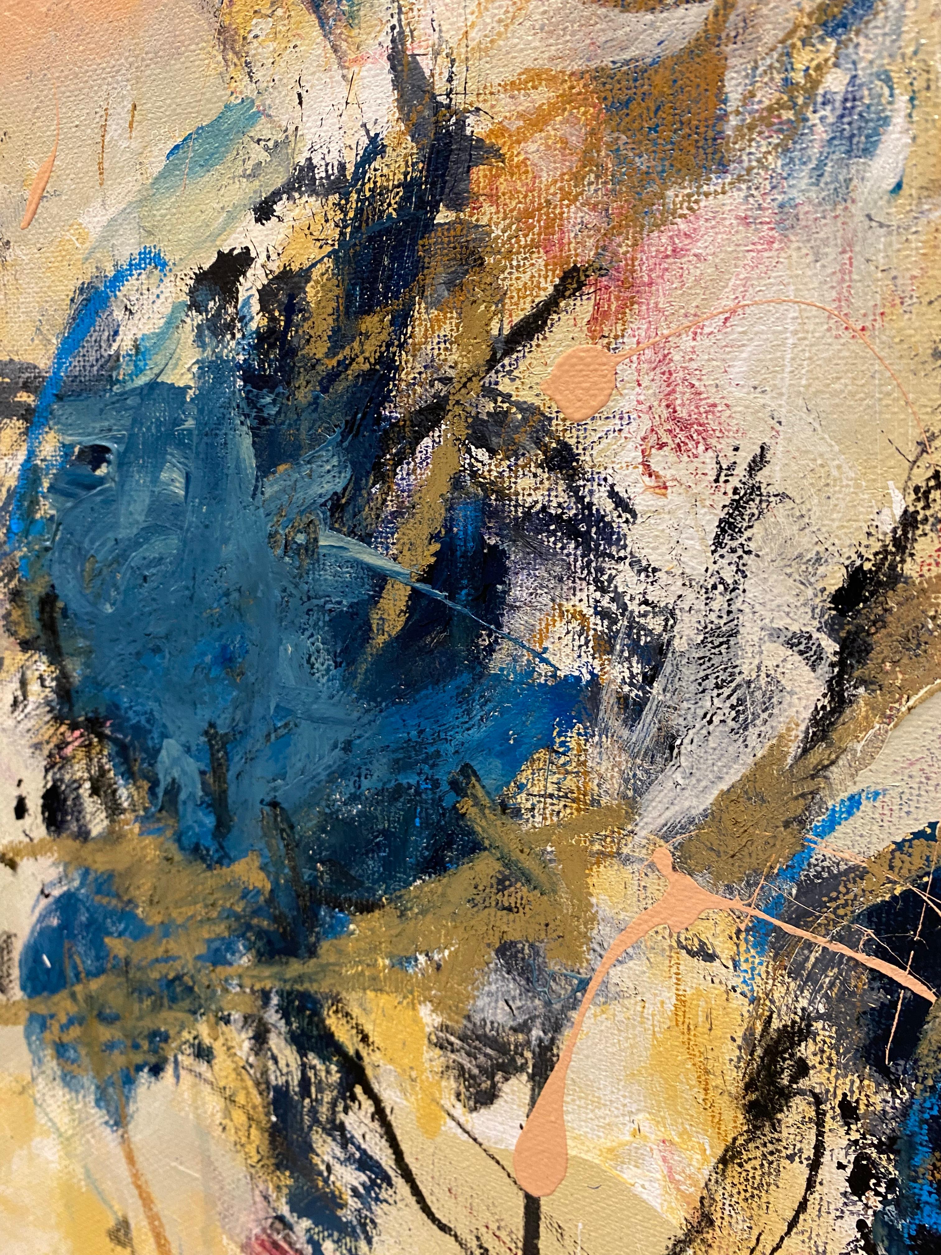 Es ist in Ihren Augen (Braun), Abstract Painting, von Lloyd Tabing