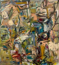 Life Is Not Fiction, cubism, contemporary, de Kooning, large painting