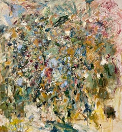 Listen, contemporary abstract, Larry Poons, Joan Mitchell, large painting, art