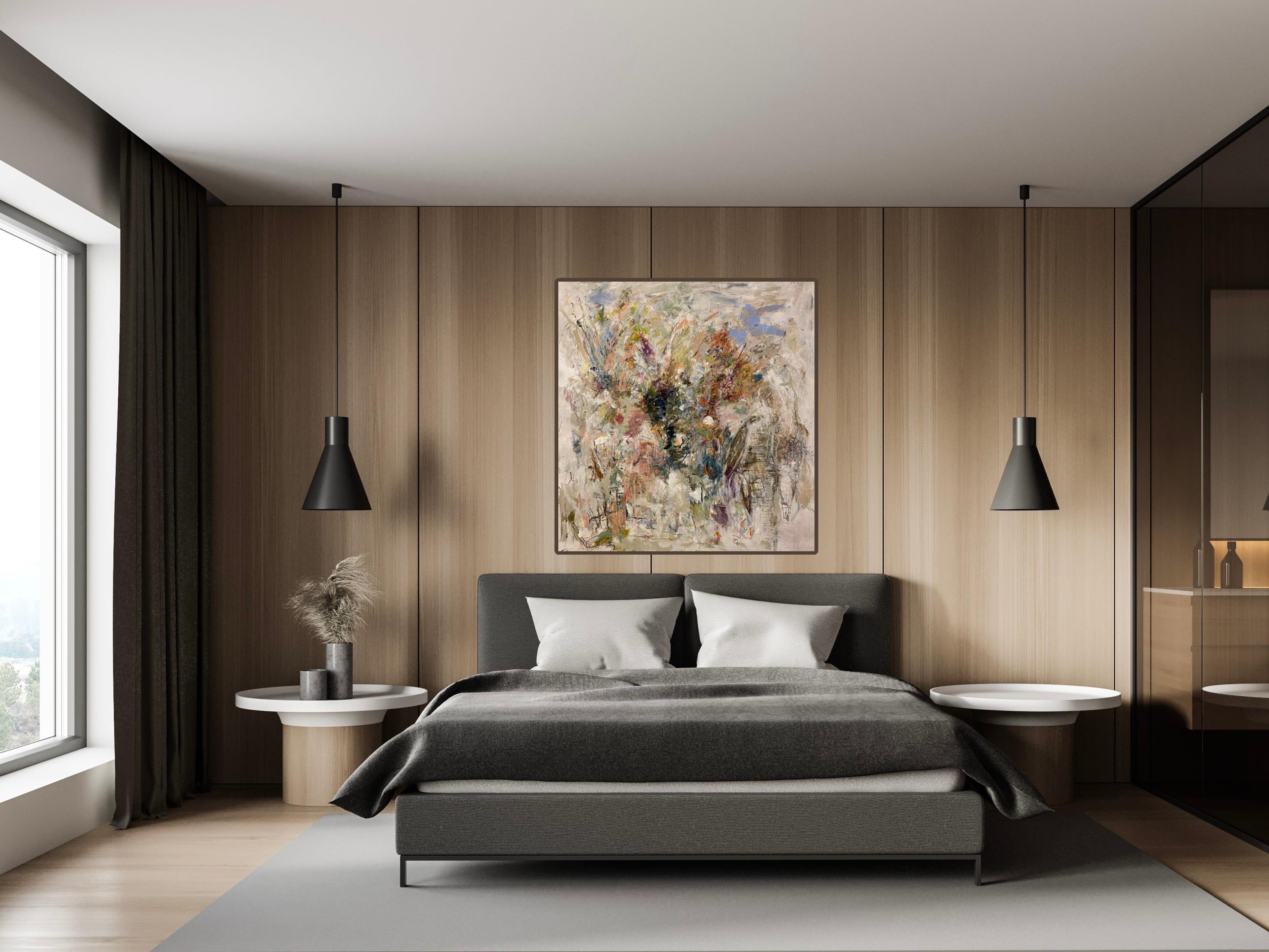 Rain - Abstract Mixed Media Art by Lloyd Tabing