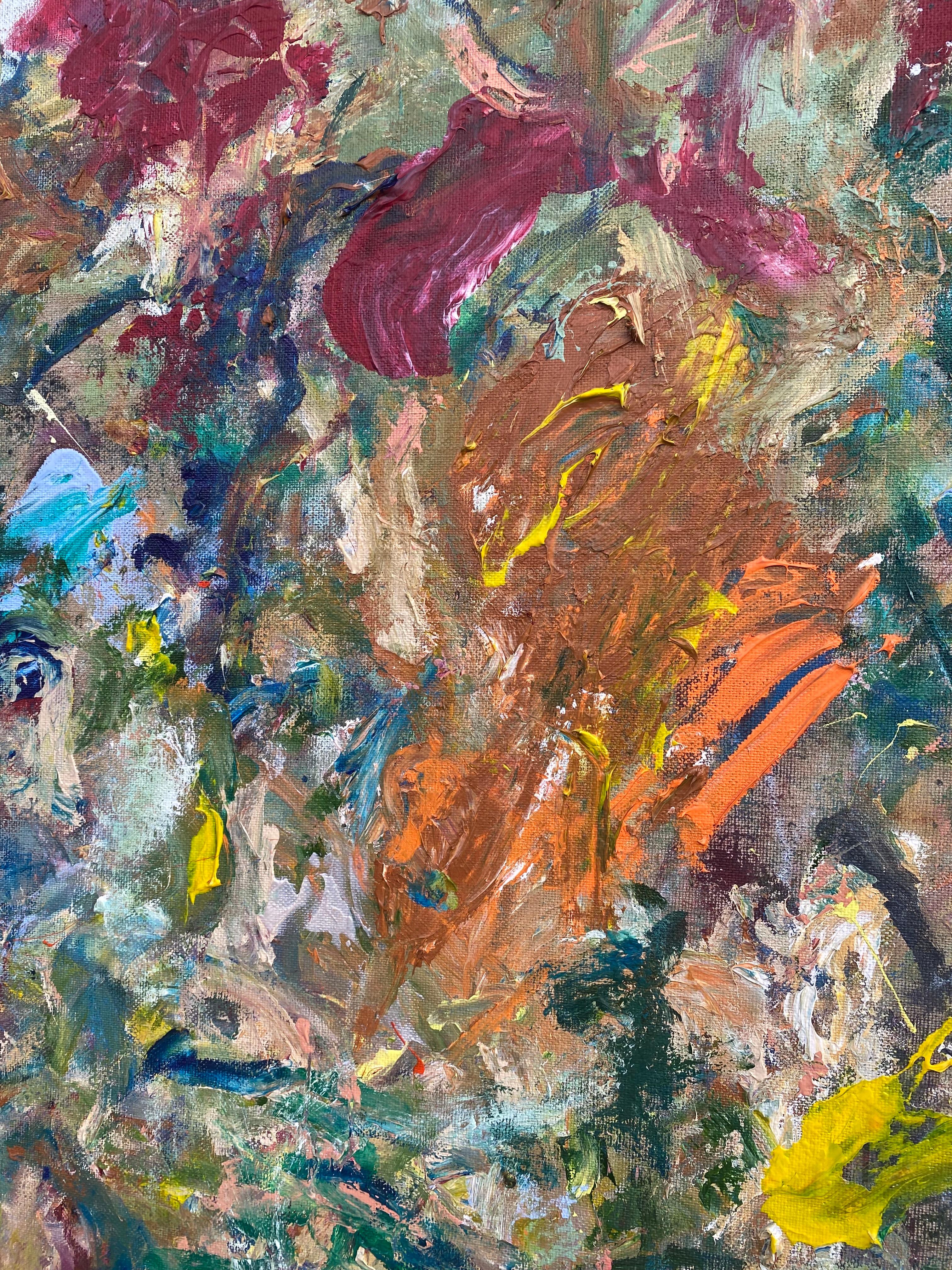 The Weight of Emptiness, raw linen, joan mitchell, de kooning, nature, Poons For Sale 6