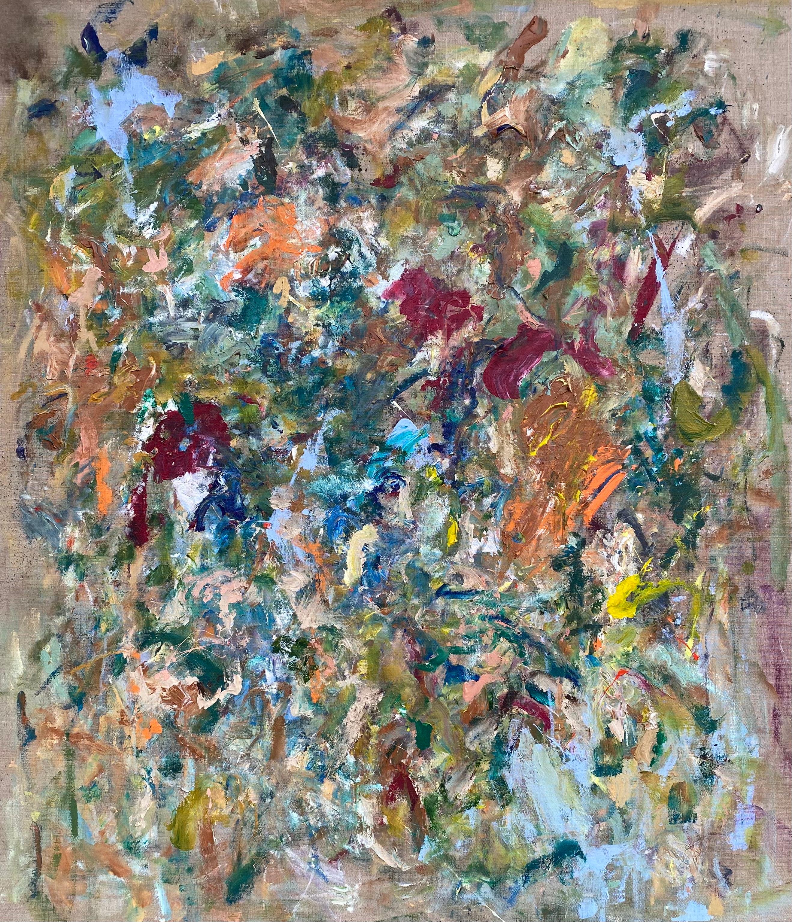 The Weight of Emptiness, raw linen, joan mitchell, de kooning, nature, Poons
