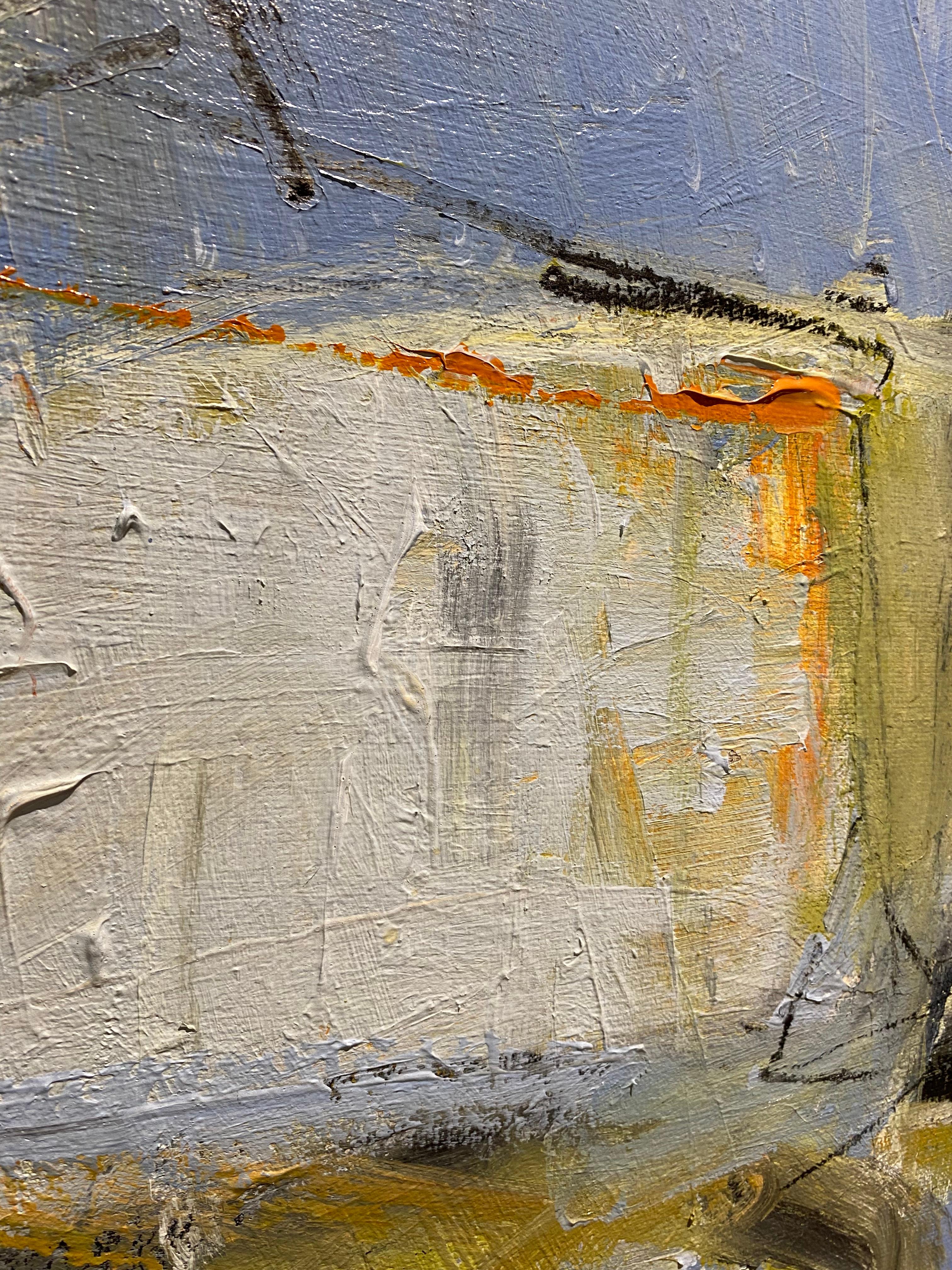 This is one of those little gems that I have had in my home for a couple years.  I absolutely love the painting, but the problem with being an artists is that art is always changing in my home.  I have decided to replace this piece with another and