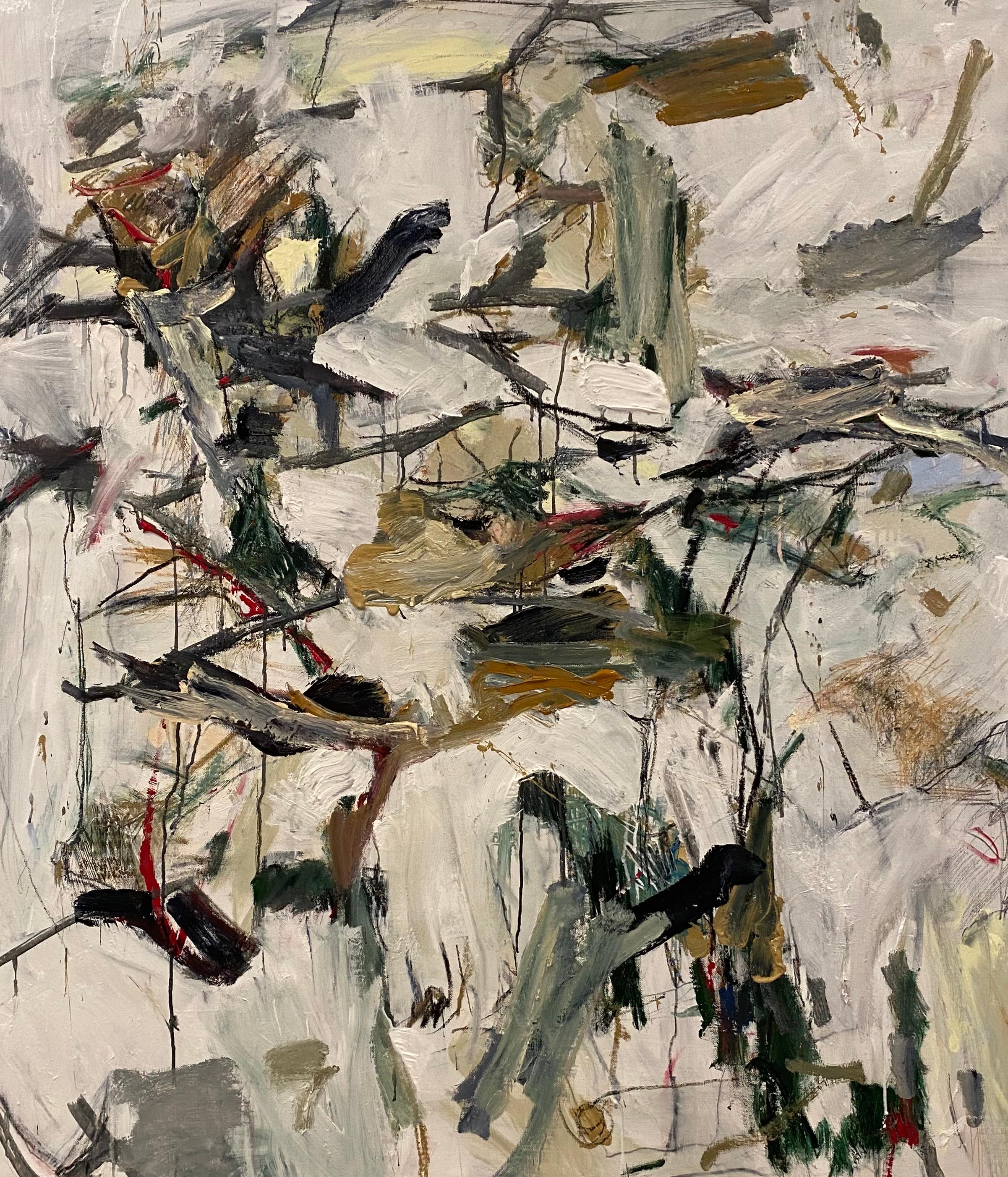 Lloyd Tabing Abstract Painting – Warum kann ich nicht weinen 