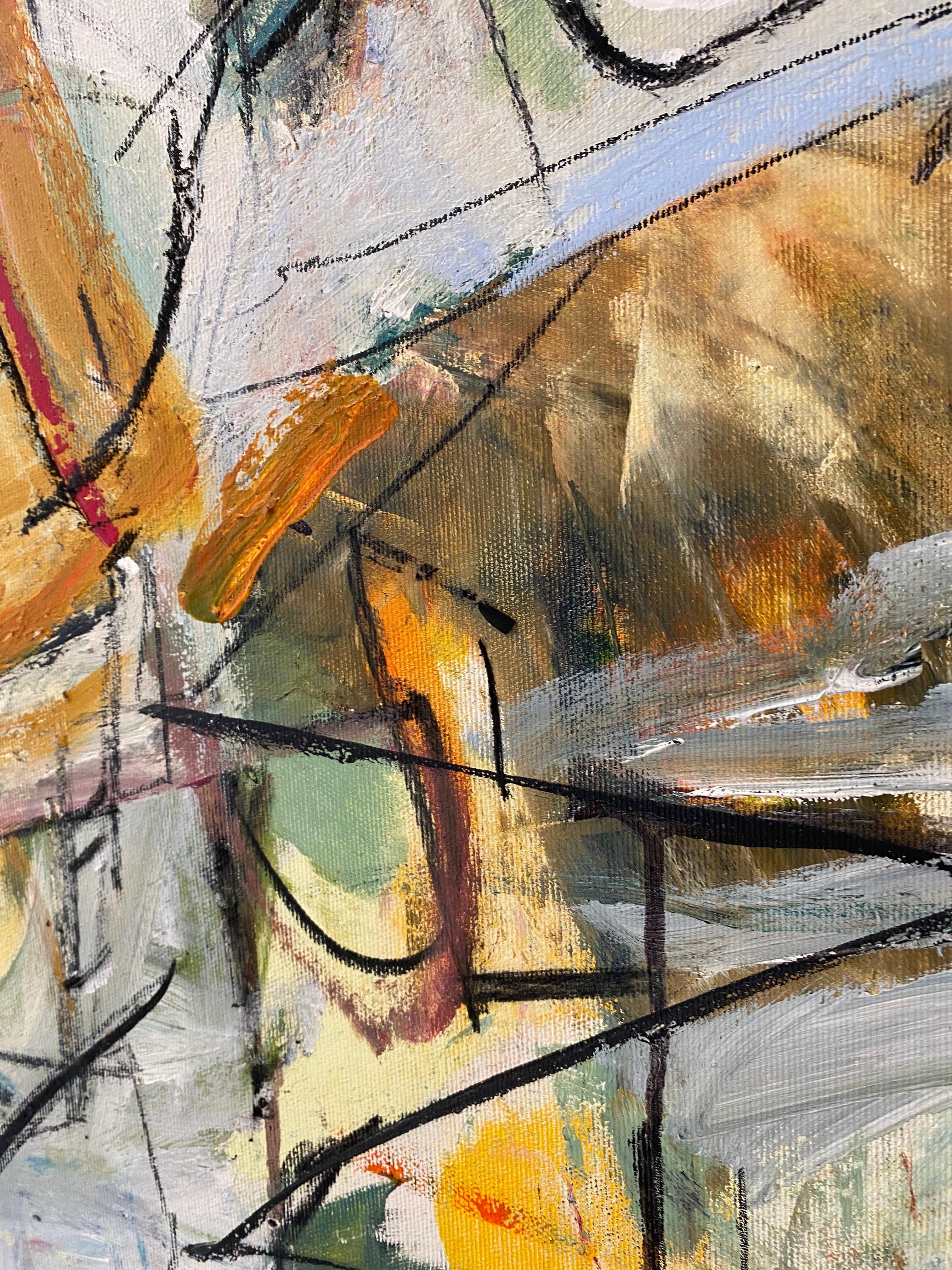 Word Of Mouth, minimalismo, contemporaneo, struttura, cubismo in vendita 2