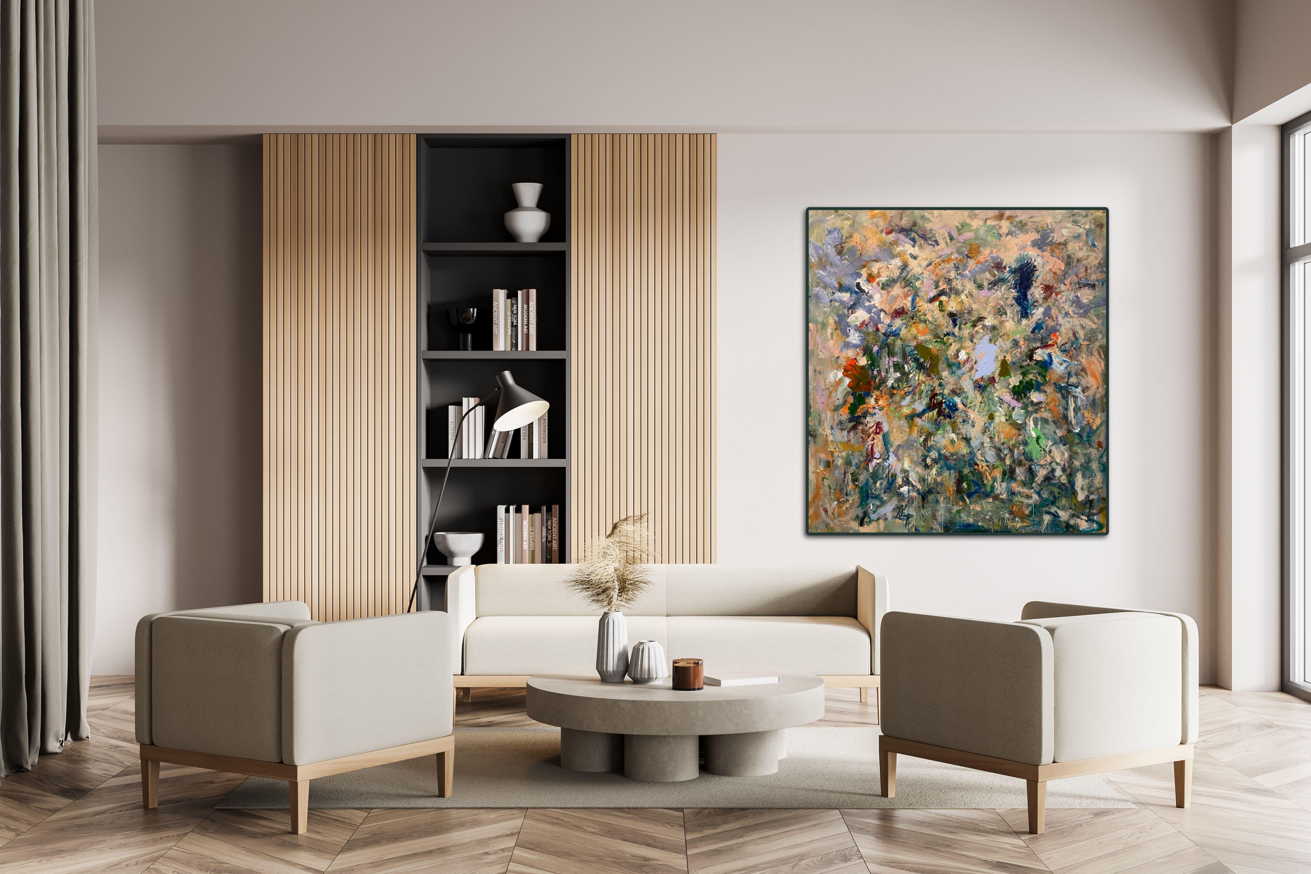 Your Eternal Journey, Joan Mitchell, Larry Poons, de Kooning, expressionism - Abstract Expressionist Painting by Lloyd Tabing